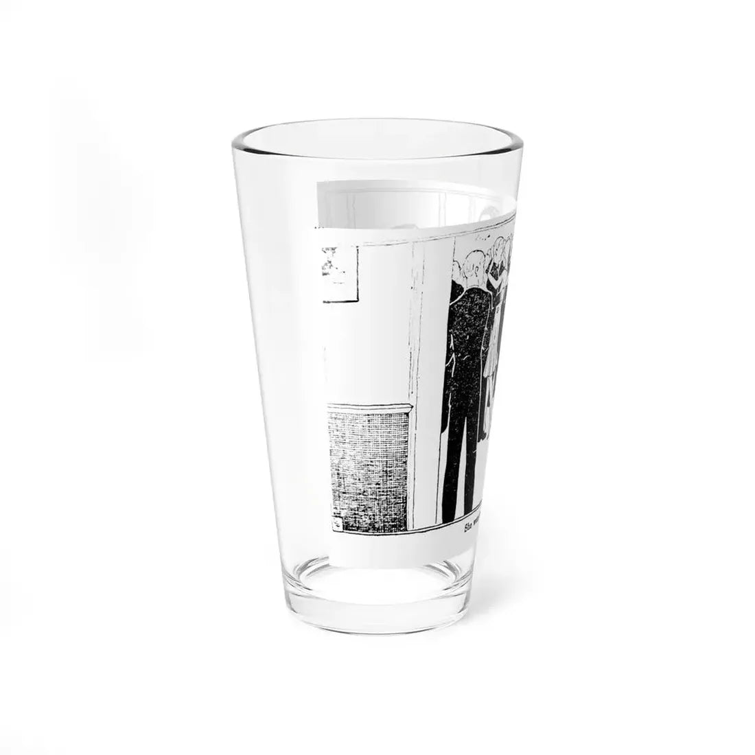 Illustration in 1920s Happy Holiday Stories book (7) - Pint Glass 16oz - Go Mug Yourself