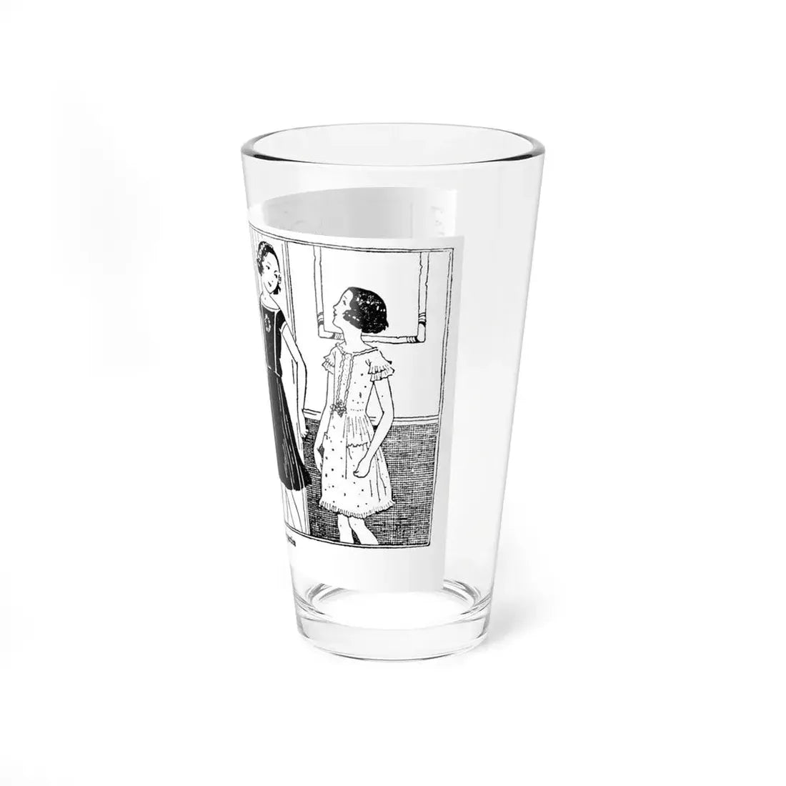 Illustration in 1920s Happy Holiday Stories book (7) - Pint Glass 16oz - Go Mug Yourself