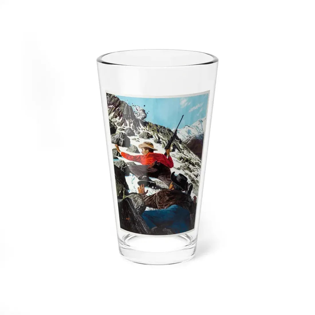 Illustration Original Art - Pint Glass 16oz 16oz - Go Mug Yourself