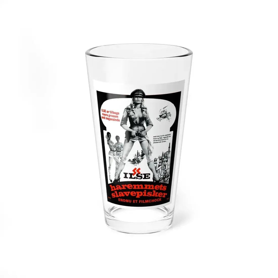 ILSA HAREM KEEPER OF THE OIL SHEIKS (DANISH) 1976 Movie Poster - Pint Glass 16oz 16oz - Go Mug Yourself