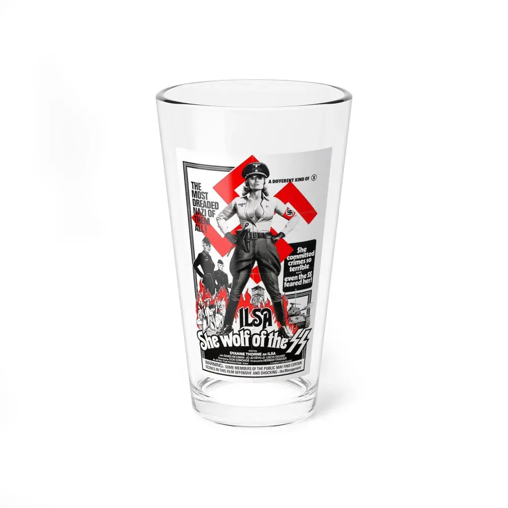ILSA SHE-WOLF OF THE SS (2) 1975 Movie Poster - Pint Glass 16oz 16oz - Go Mug Yourself