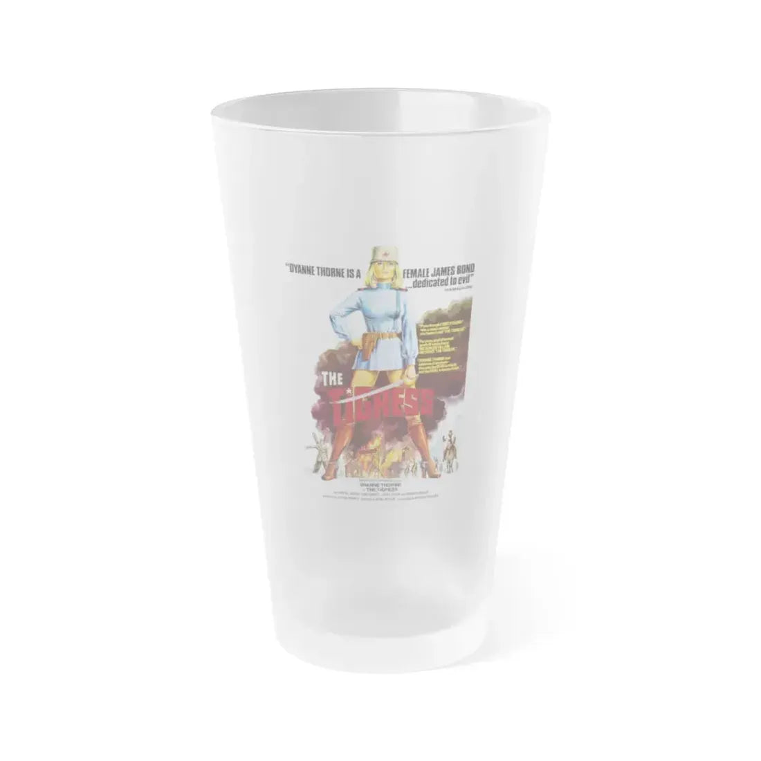 ILSA THE TIGRESS OF SIBERIA 1977 Movie Poster - Frosted Pint Glass 16oz 16oz Frosted - Go Mug Yourself