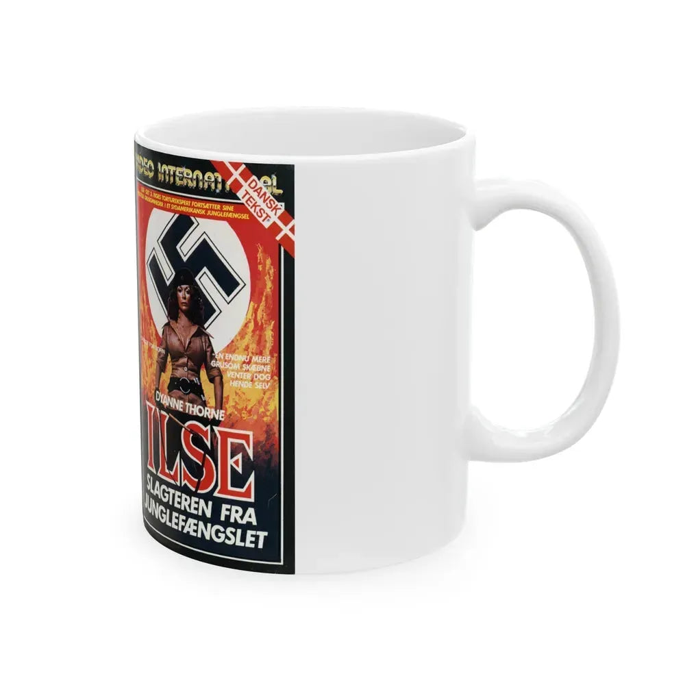 ILSA WICKED WARDEN DANISH (VHS COVER) - White Coffee Mug - Go Mug Yourself