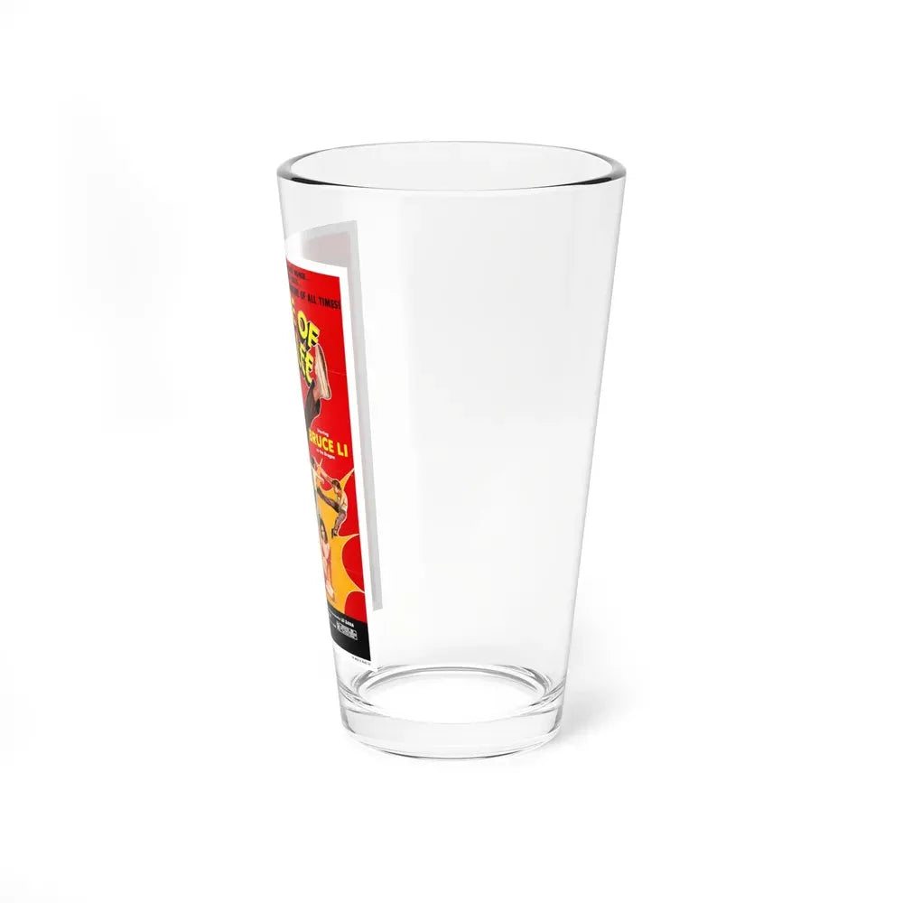 IMAGE OF BRUCE LEE 1976 Movie Poster - Pint Glass 16oz - Go Mug Yourself