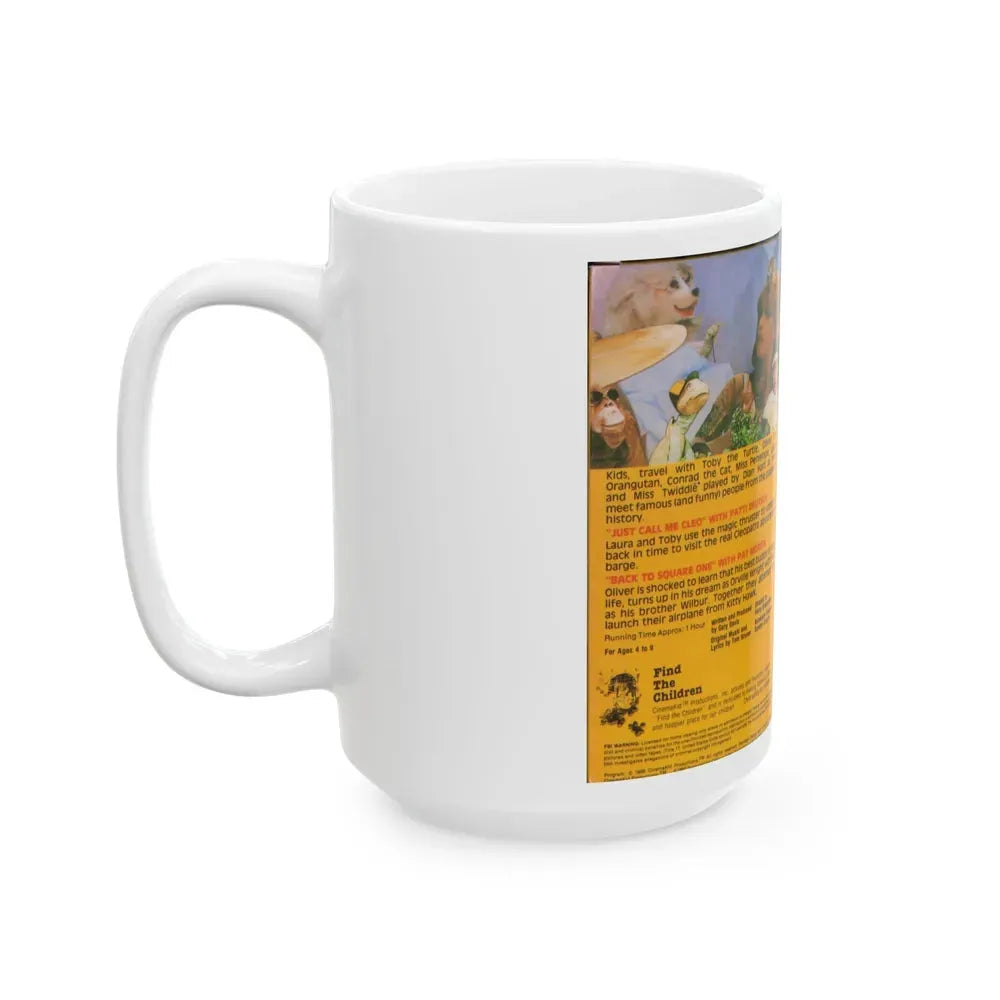 IMAGINE THAT GREAT MOMENTS AND PEOPLE IN HISTORY VOLUME 1 (VHS COVER) - White Coffee Mug - Go Mug Yourself