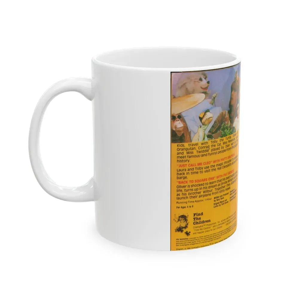 IMAGINE THAT GREAT MOMENTS AND PEOPLE IN HISTORY VOLUME 1 (VHS COVER) - White Coffee Mug - Go Mug Yourself