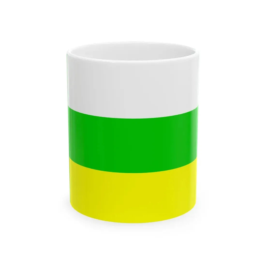 Imavere valla lipp (Estonia) White Coffee Mug 11oz - Go Mug Yourself