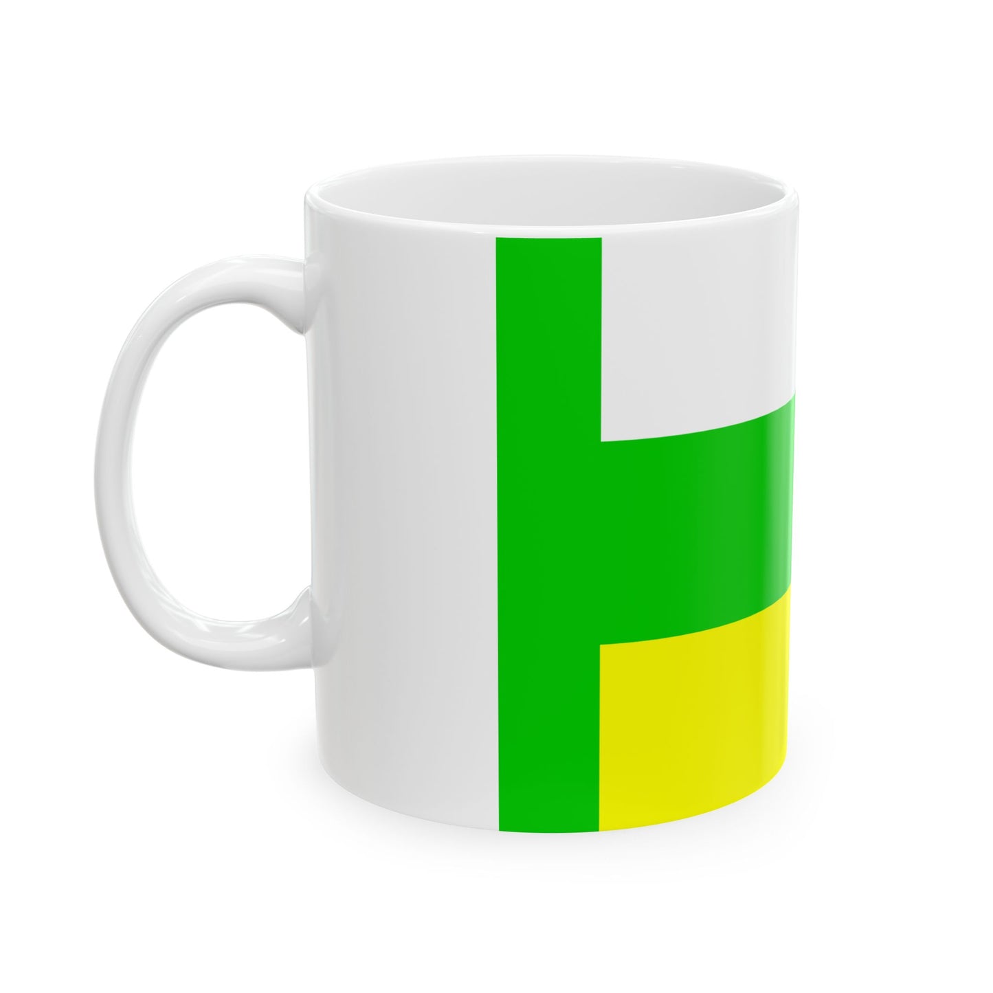 Imavere valla lipp (Estonia) White Coffee Mug-Go Mug Yourself