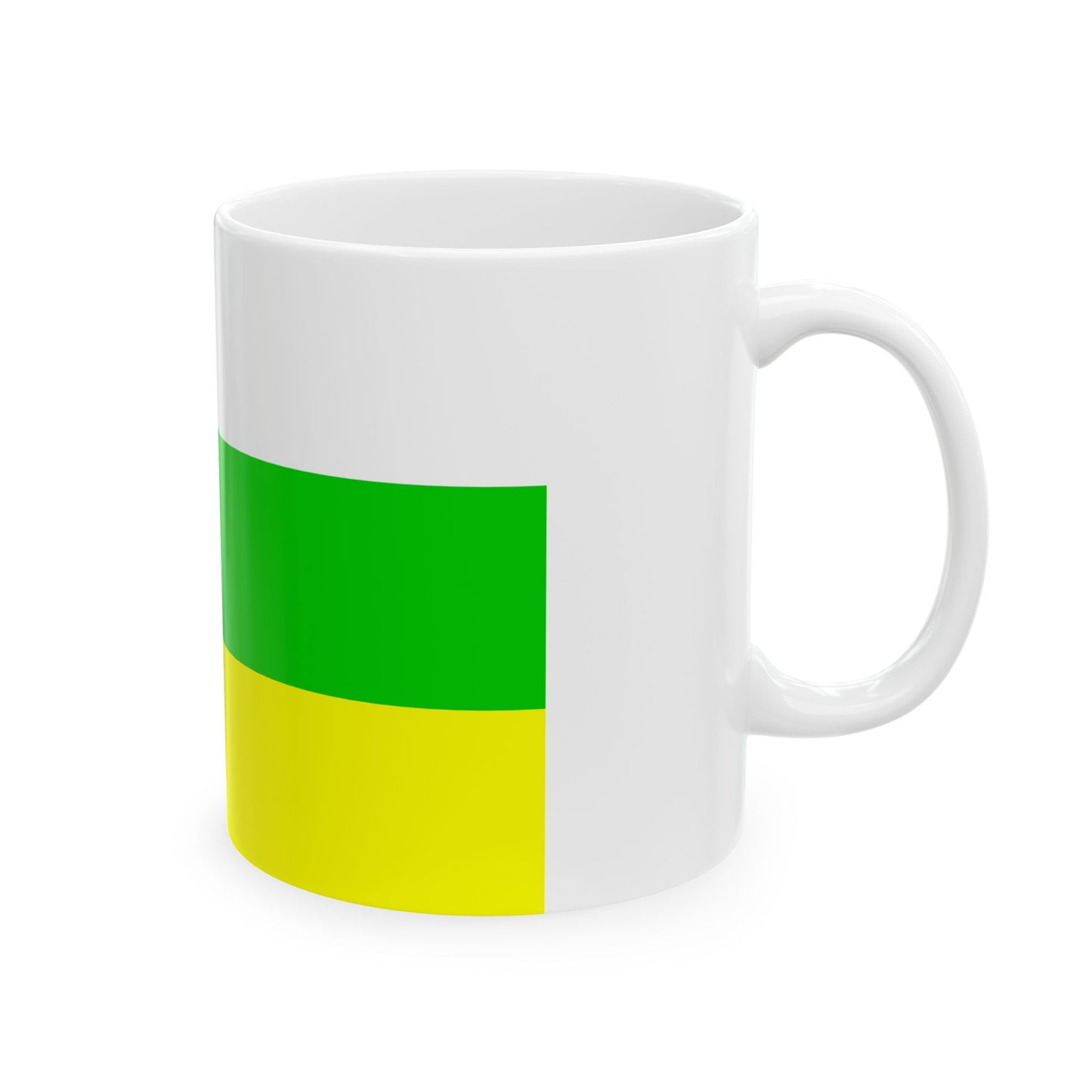 Imavere valla lipp (Estonia) White Coffee Mug-Go Mug Yourself