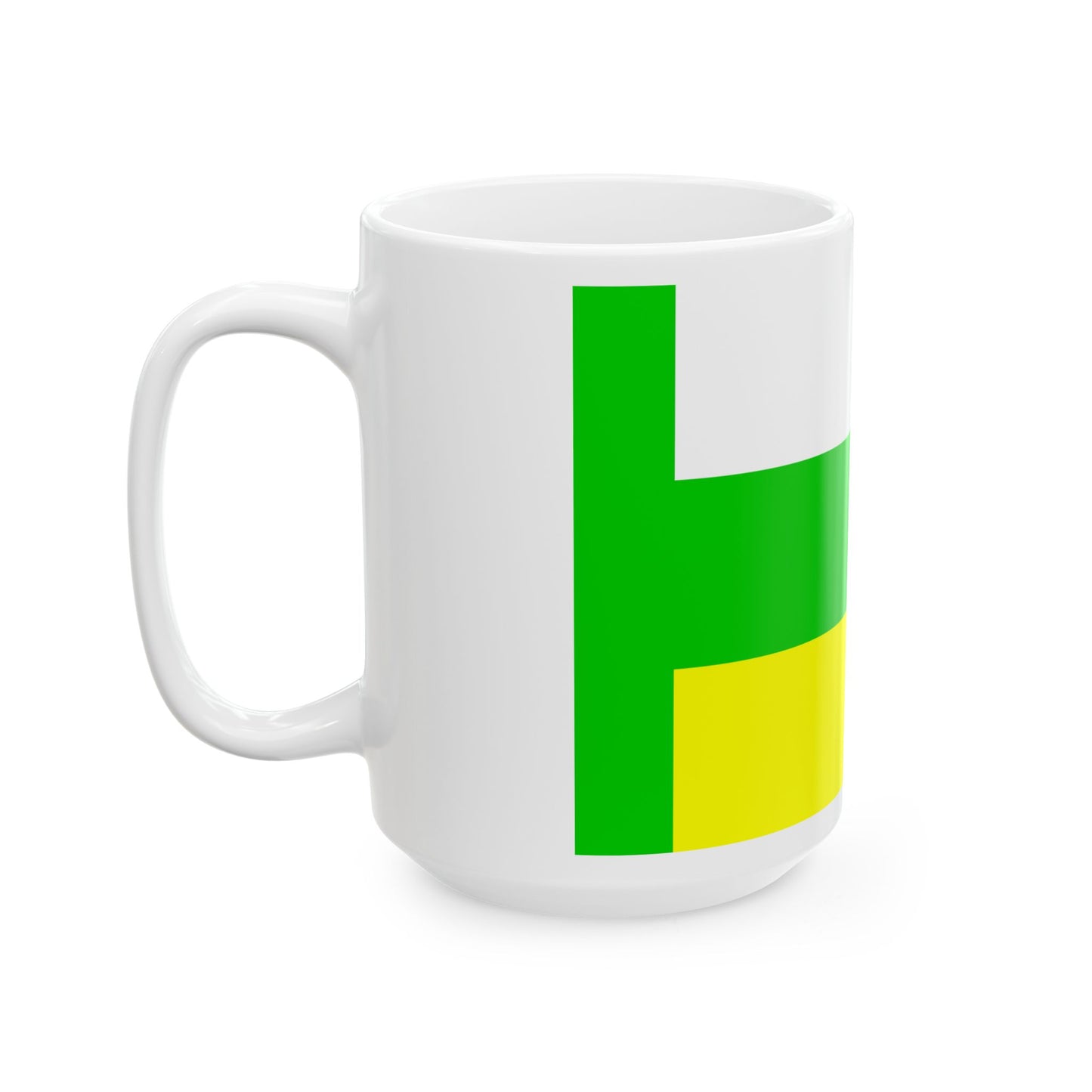 Imavere valla lipp (Estonia) White Coffee Mug-Go Mug Yourself