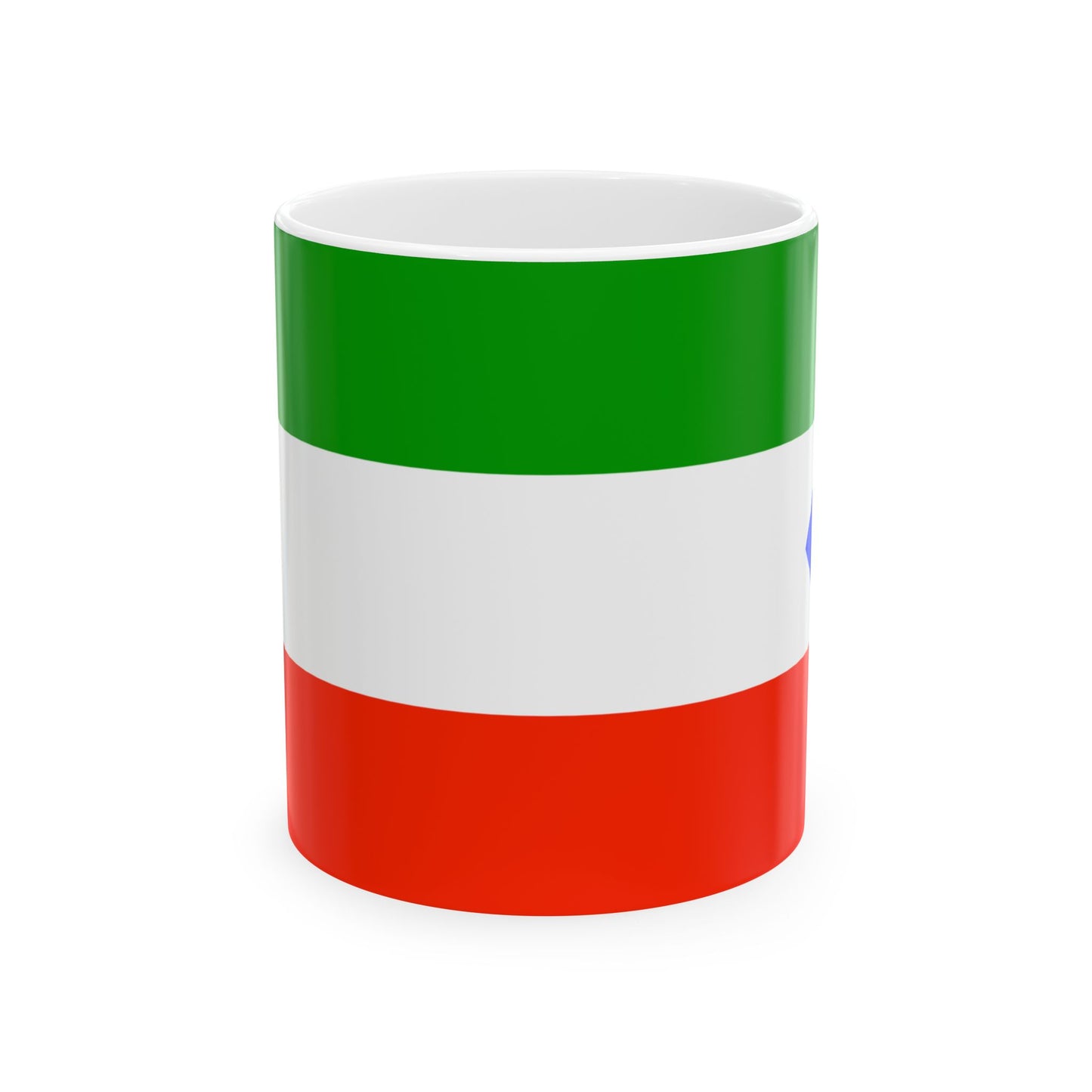 Imbabura Flag (Ecuador) White Coffee Mug-11oz-Go Mug Yourself
