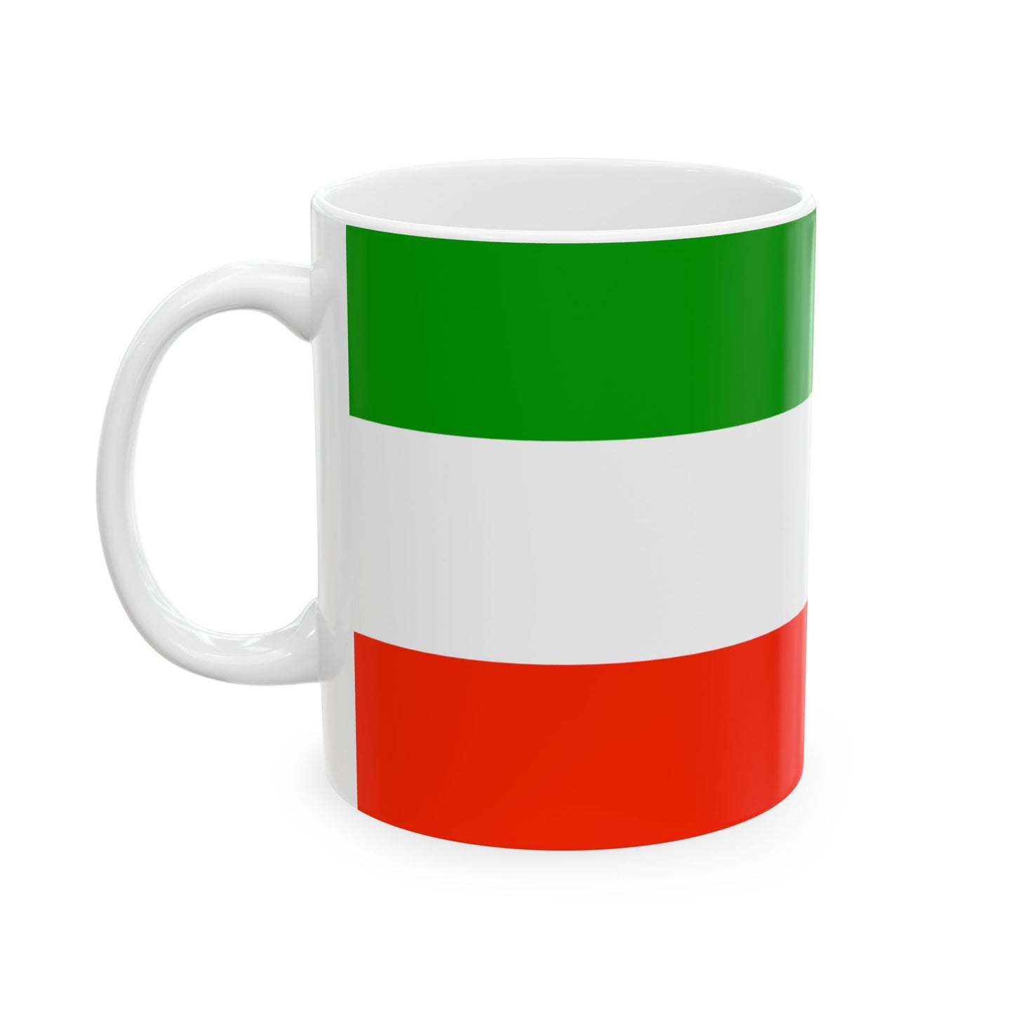 Imbabura Flag (Ecuador) White Coffee Mug-Go Mug Yourself