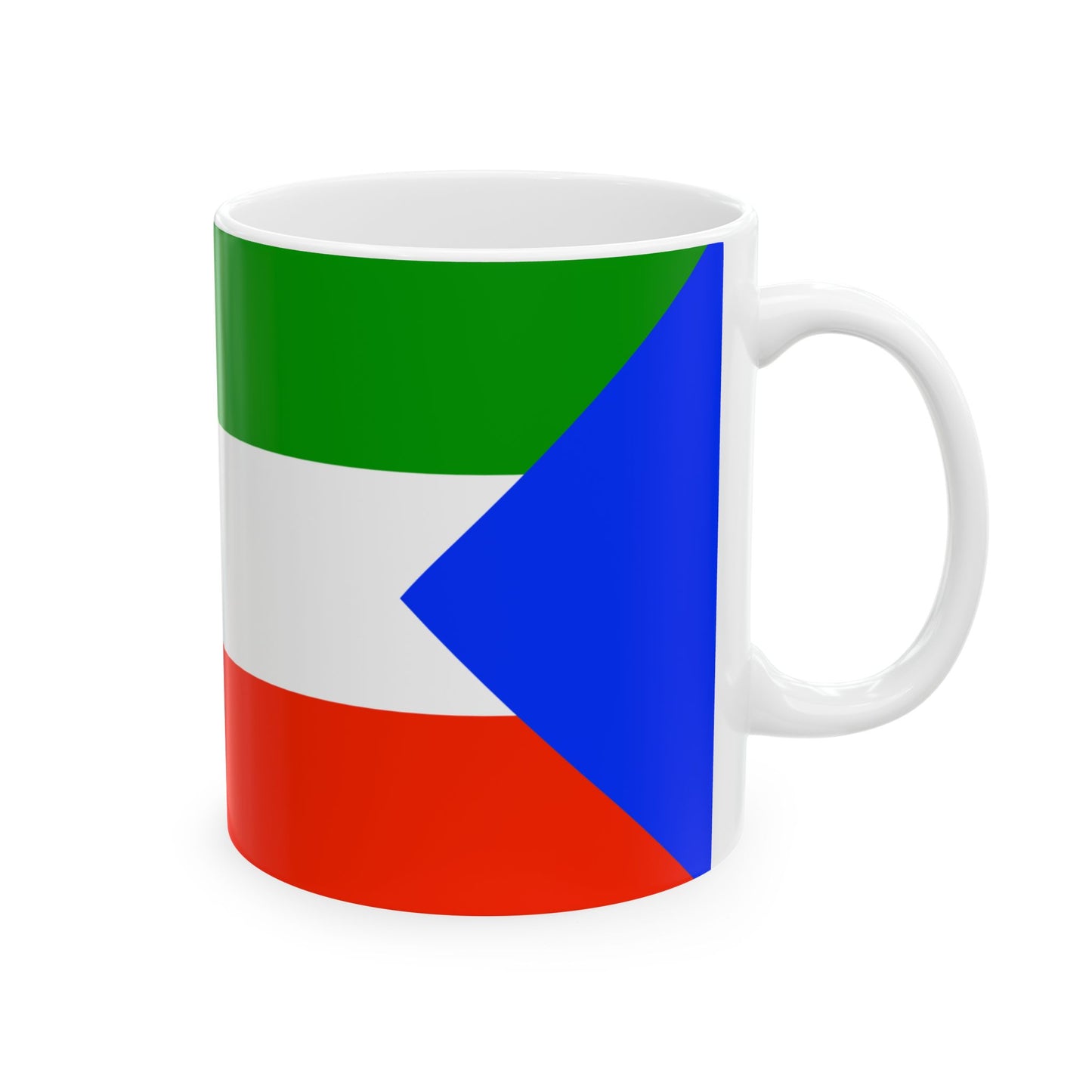 Imbabura Flag (Ecuador) White Coffee Mug-Go Mug Yourself