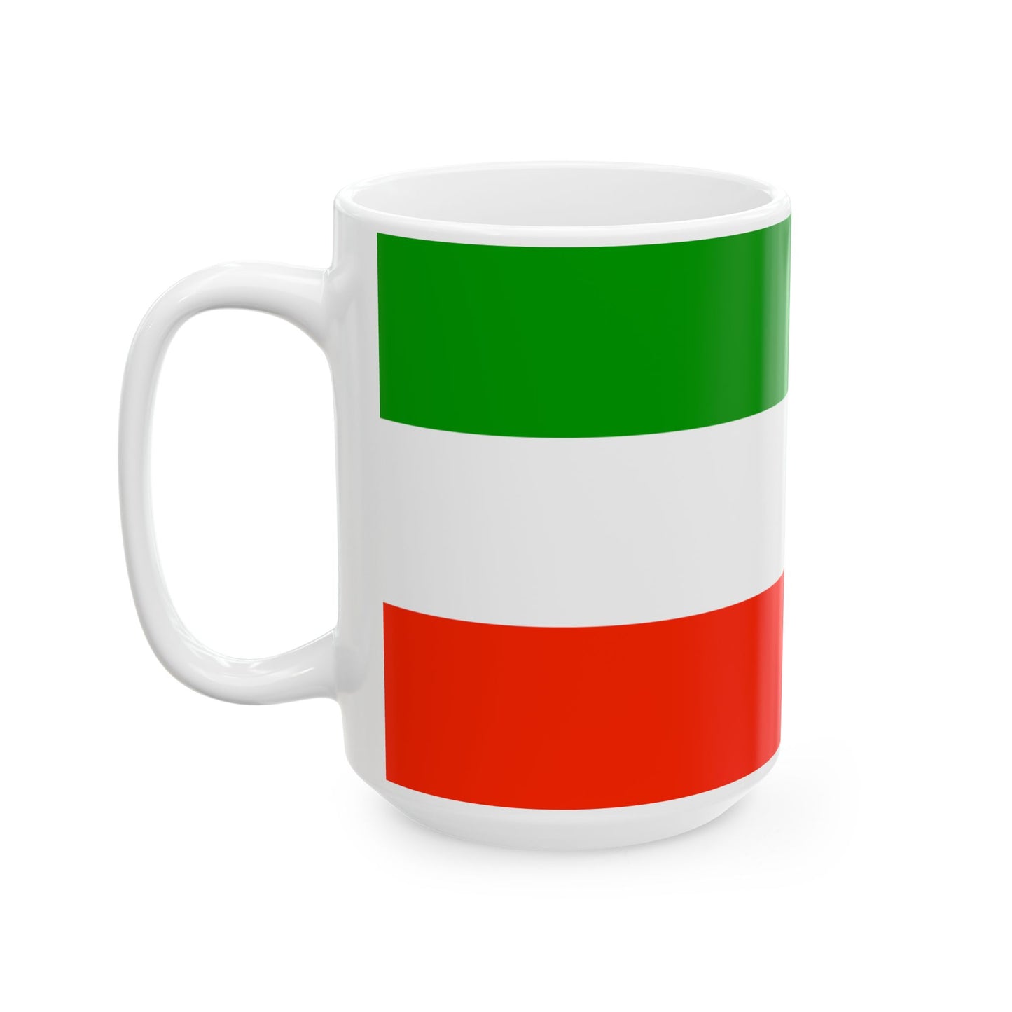 Imbabura Flag (Ecuador) White Coffee Mug-Go Mug Yourself