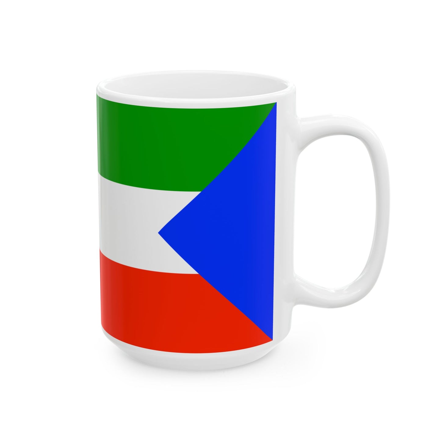 Imbabura Flag (Ecuador) White Coffee Mug-Go Mug Yourself