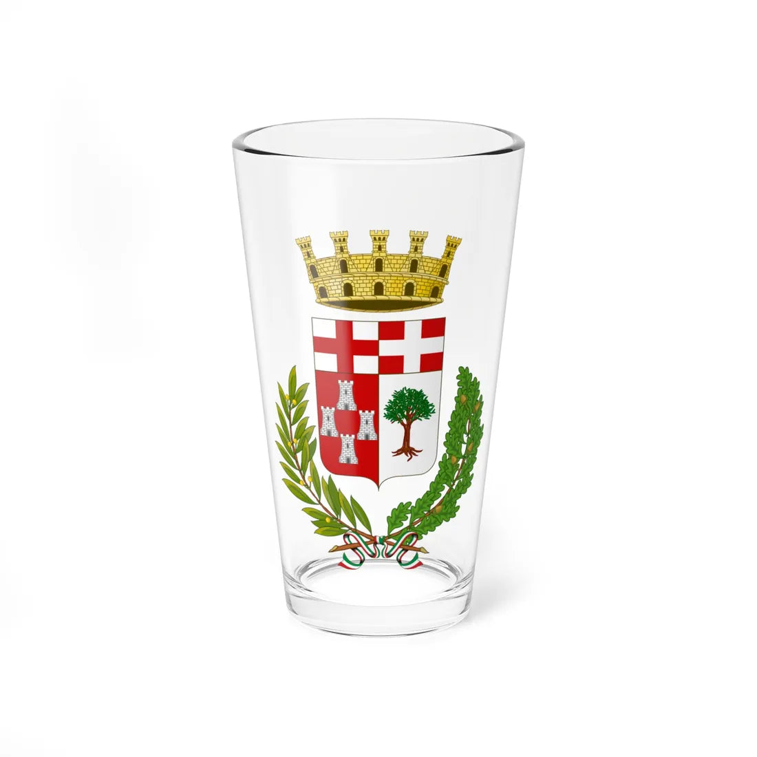 Imperia-Stemma (Italy) (Coat of Arms) Pint Glass 16oz 16oz - Go Mug Yourself