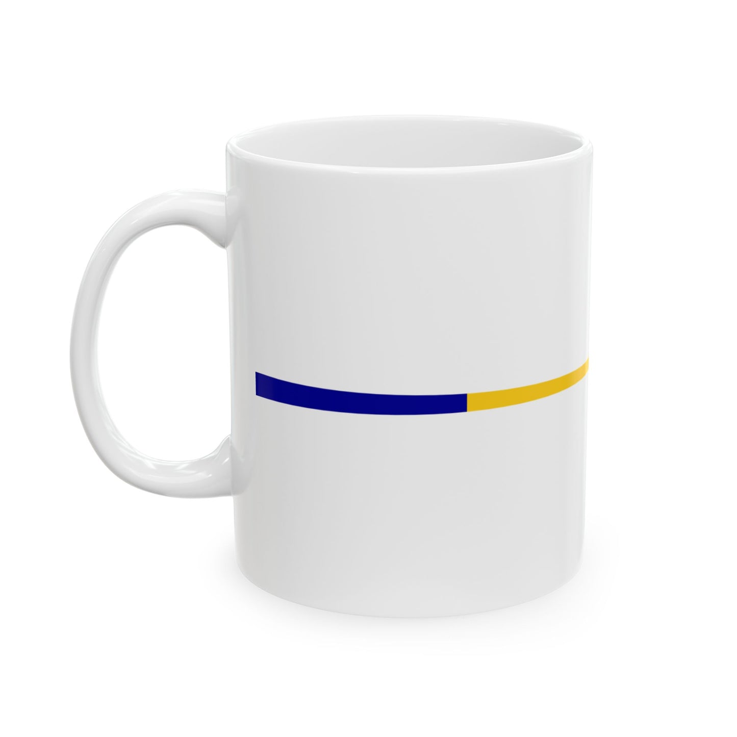 Imperial Chinese Navy Commission Pennant 1890-1909 (China) White Coffee Mug-Go Mug Yourself