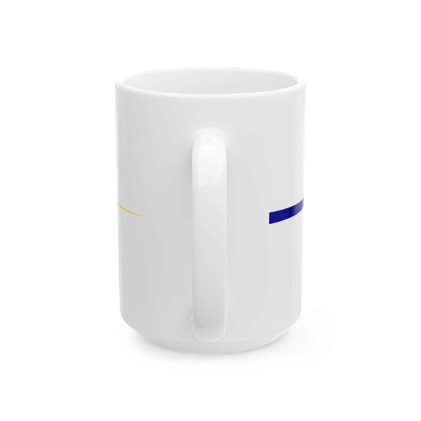 Imperial Chinese Navy Commission Pennant 1890-1909 (China) White Coffee Mug-Go Mug Yourself