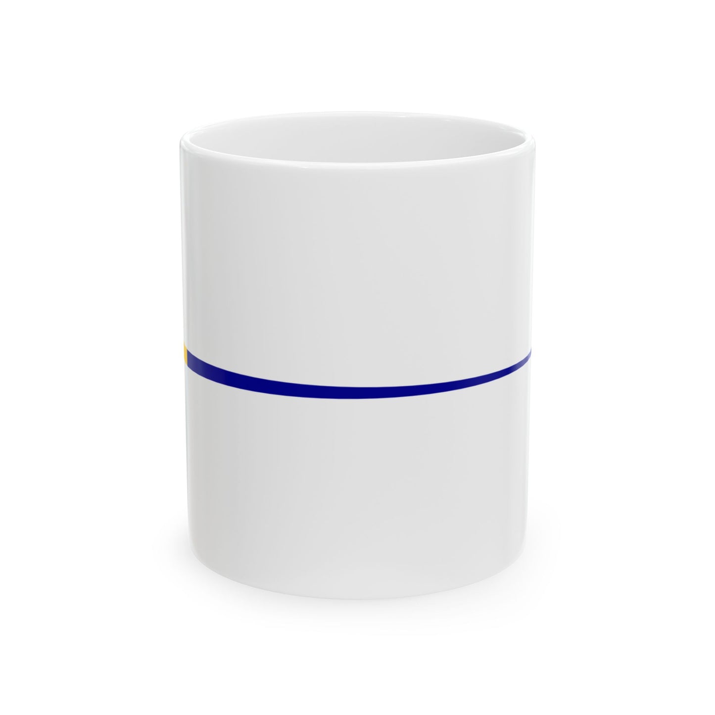 Imperial Chinese Navy Commission Pennant 1909-1911 (China) White Coffee Mug-11oz-Go Mug Yourself