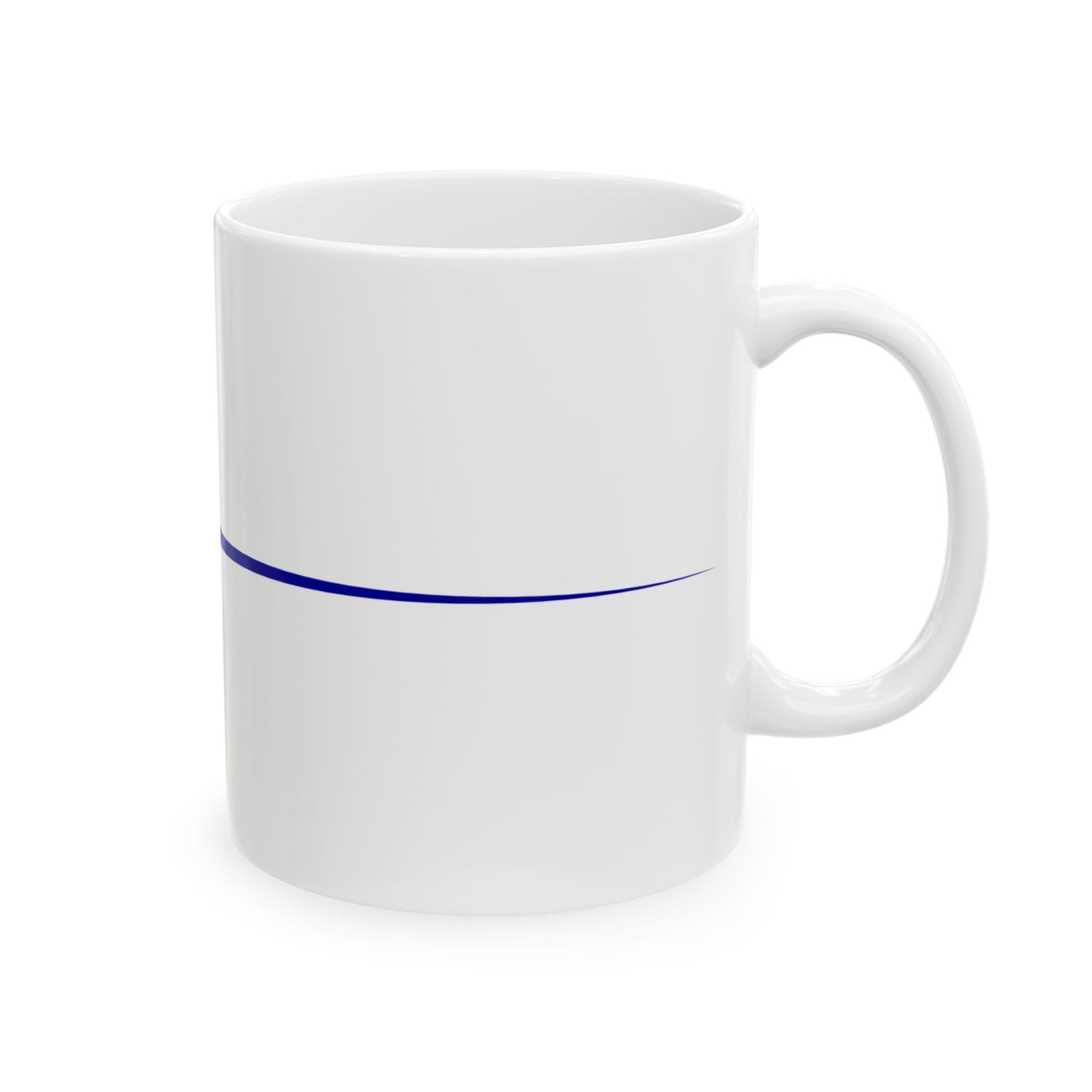 Imperial Chinese Navy Commission Pennant 1909-1911 (China) White Coffee Mug-Go Mug Yourself