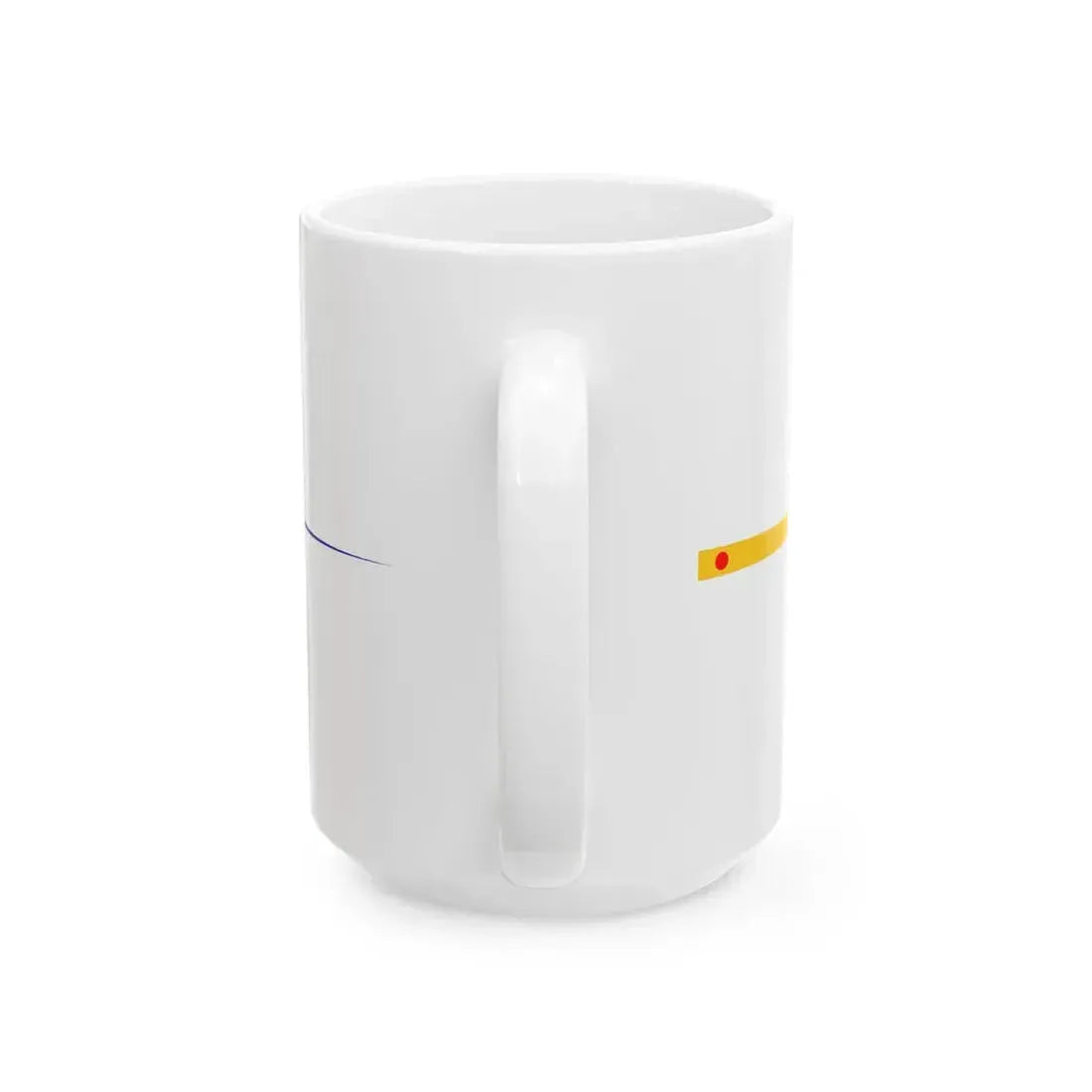 Imperial Chinese Navy Commission Pennant 1909-1911 (China) White Coffee Mug - Go Mug Yourself