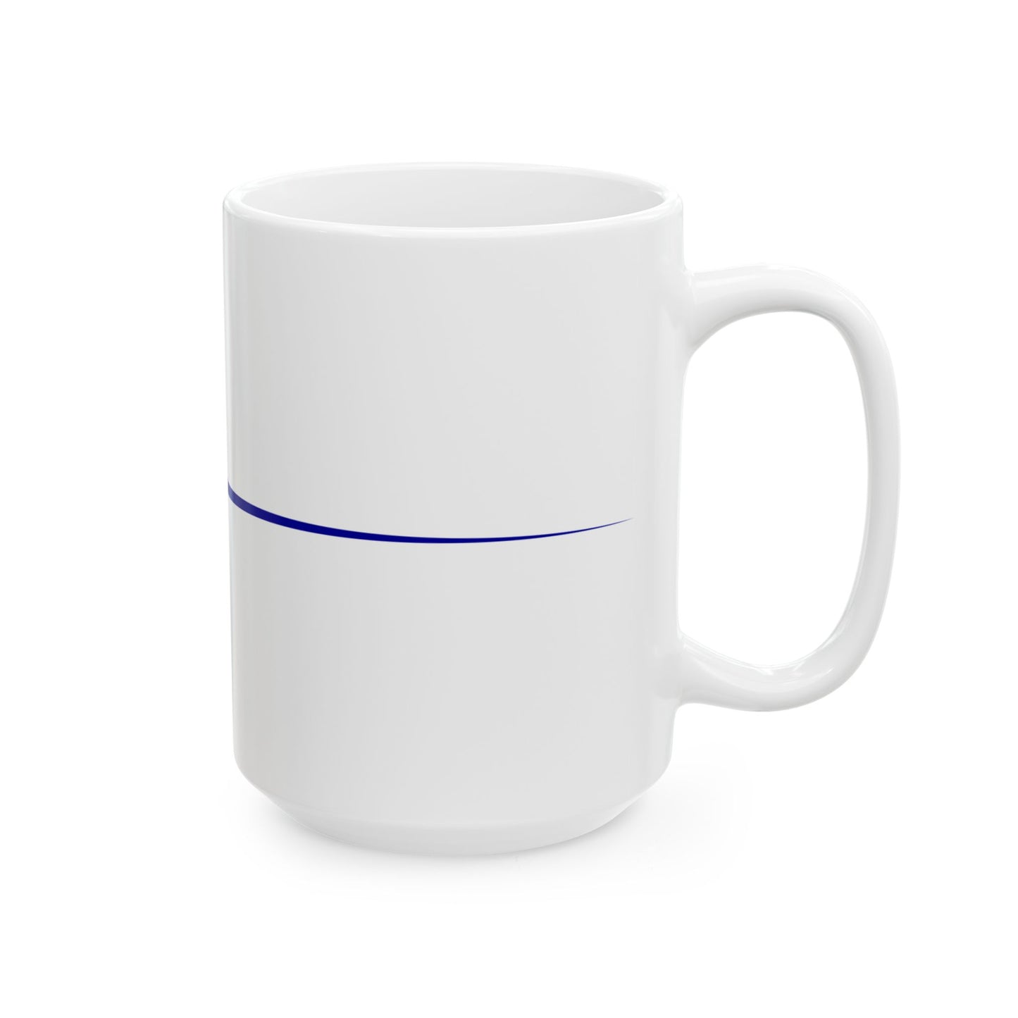 Imperial Chinese Navy Commission Pennant 1909-1911 (China) White Coffee Mug-Go Mug Yourself
