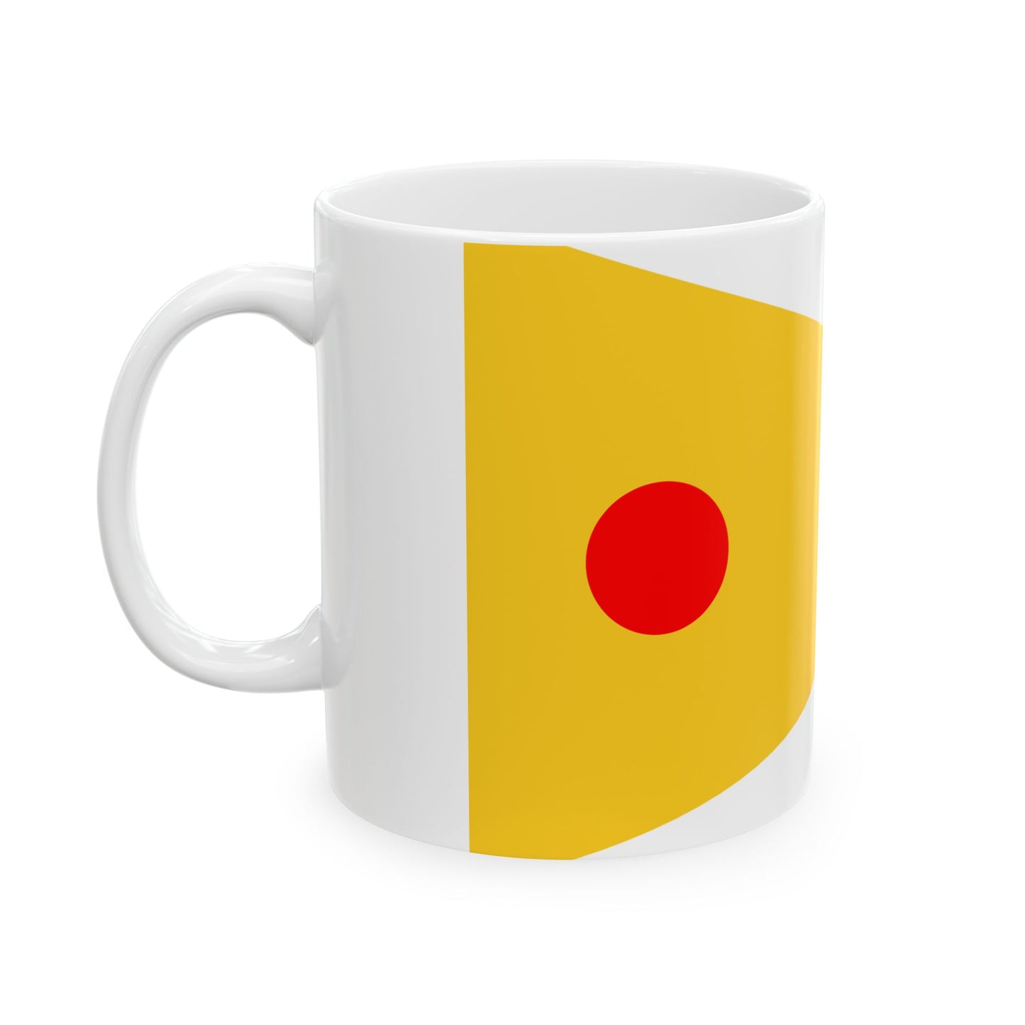 Imperial Chinese Navy Duty Ship Pennant 1909-1911 (China) White Coffee Mug-Go Mug Yourself