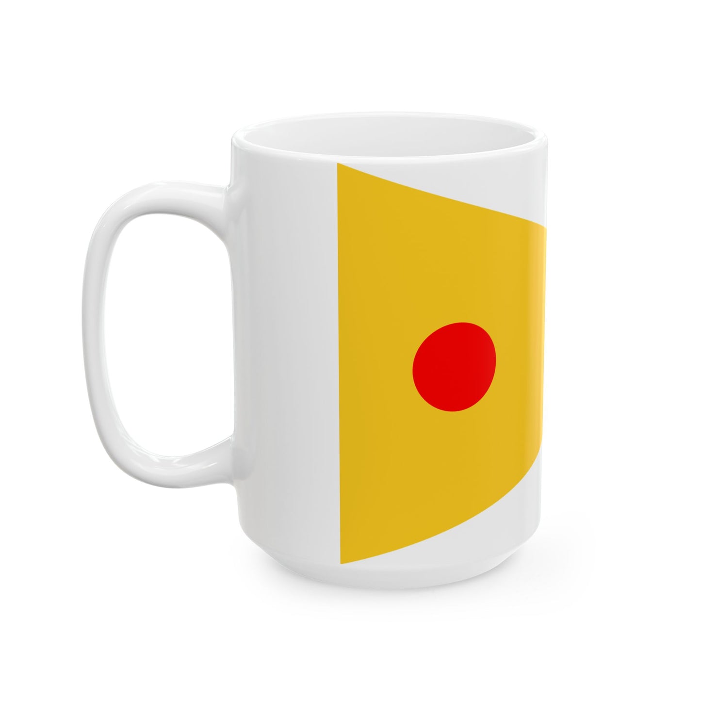 Imperial Chinese Navy Duty Ship Pennant 1909-1911 (China) White Coffee Mug-Go Mug Yourself