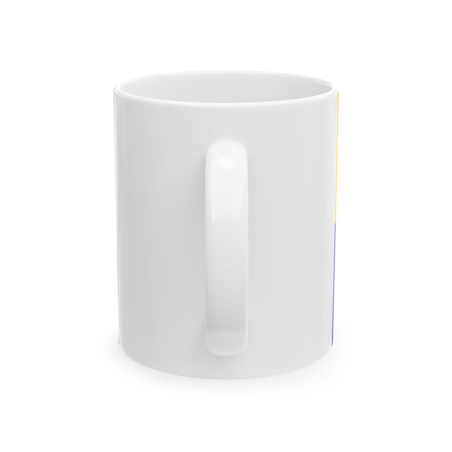 Imperial Chinese Navy Fleet Leaders Flag 1909-1911 (China) White Coffee Mug-Go Mug Yourself