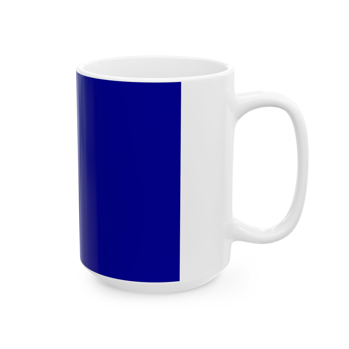 Imperial Chinese Navy Rear Admirals Flag 1909-1911 (China) White Coffee Mug-Go Mug Yourself