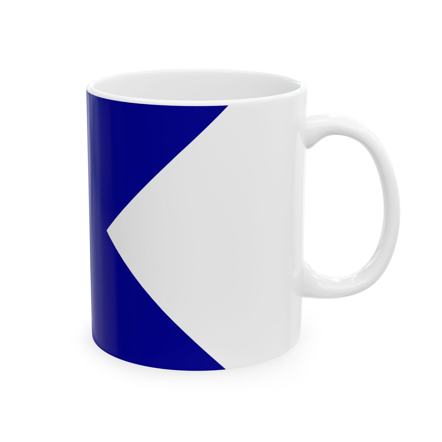 Imperial Chinese Navy Senior Officers Flag 1909-1911 (China) White Coffee Mug-Go Mug Yourself