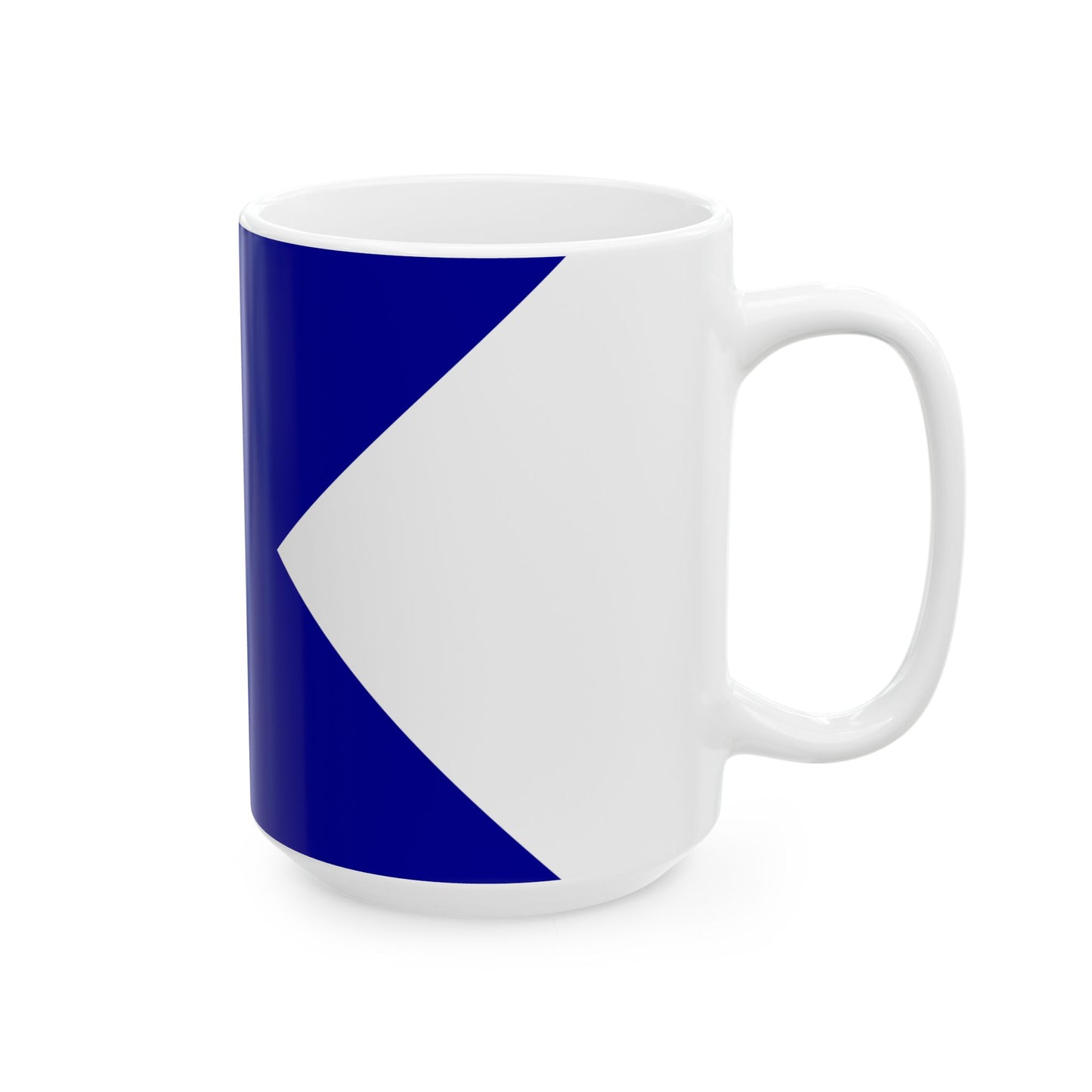 Imperial Chinese Navy Senior Officers Flag 1909-1911 (China) White Coffee Mug-Go Mug Yourself