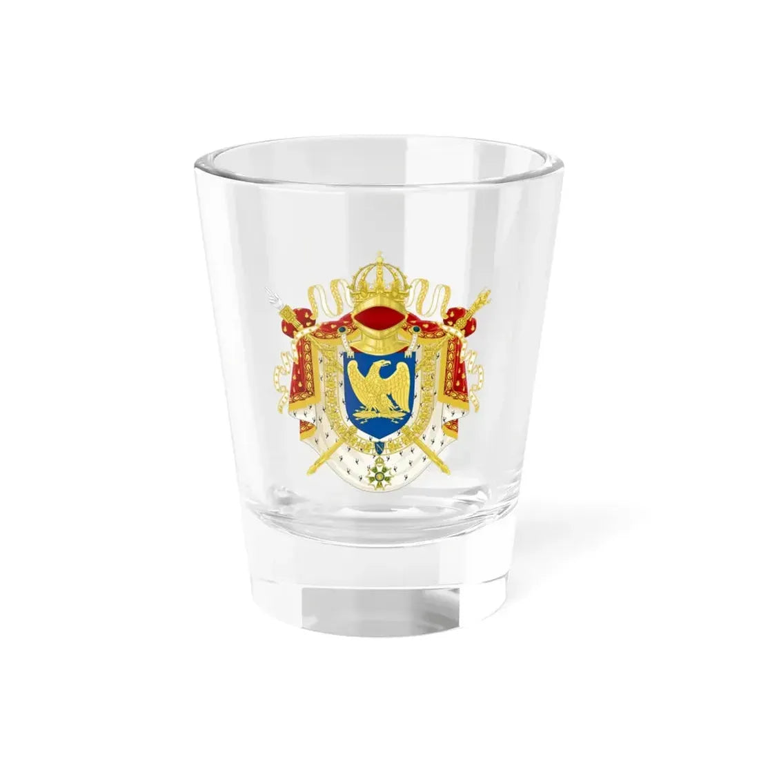 Imperial Coat of Arms of France (1804-1815) - Shot Glass 1.5oz 1.5oz - Go Mug Yourself