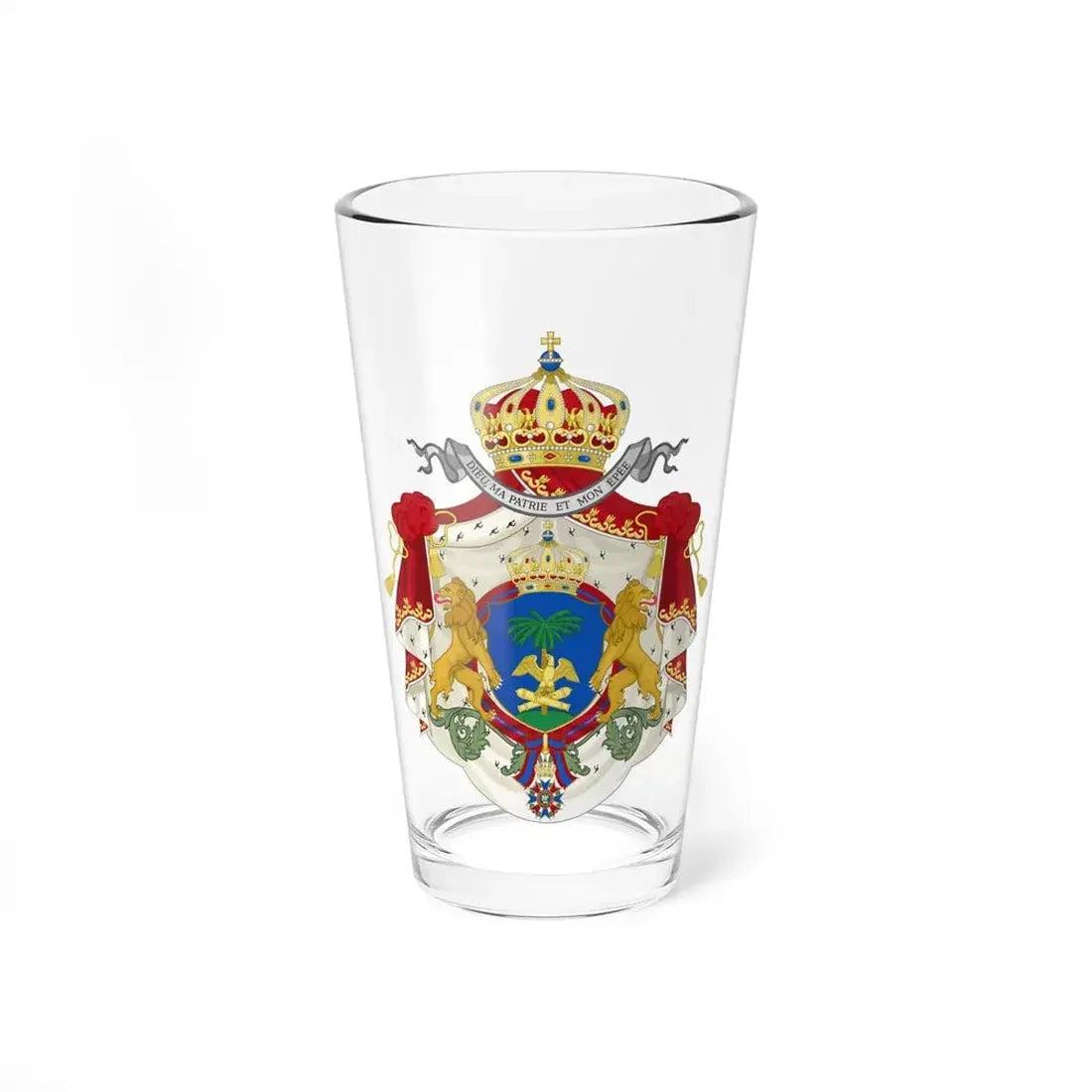 Imperial Coat of Arms of Haiti (1849-1859) - Pint Glass 16oz 16oz - Go Mug Yourself