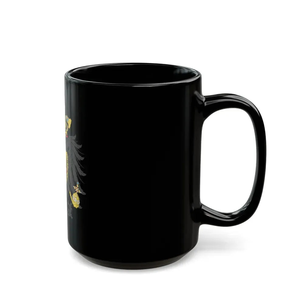 Imperial Coat of Arms of the Empire of Austria (1815) - Black Coffee Mug - Go Mug Yourself