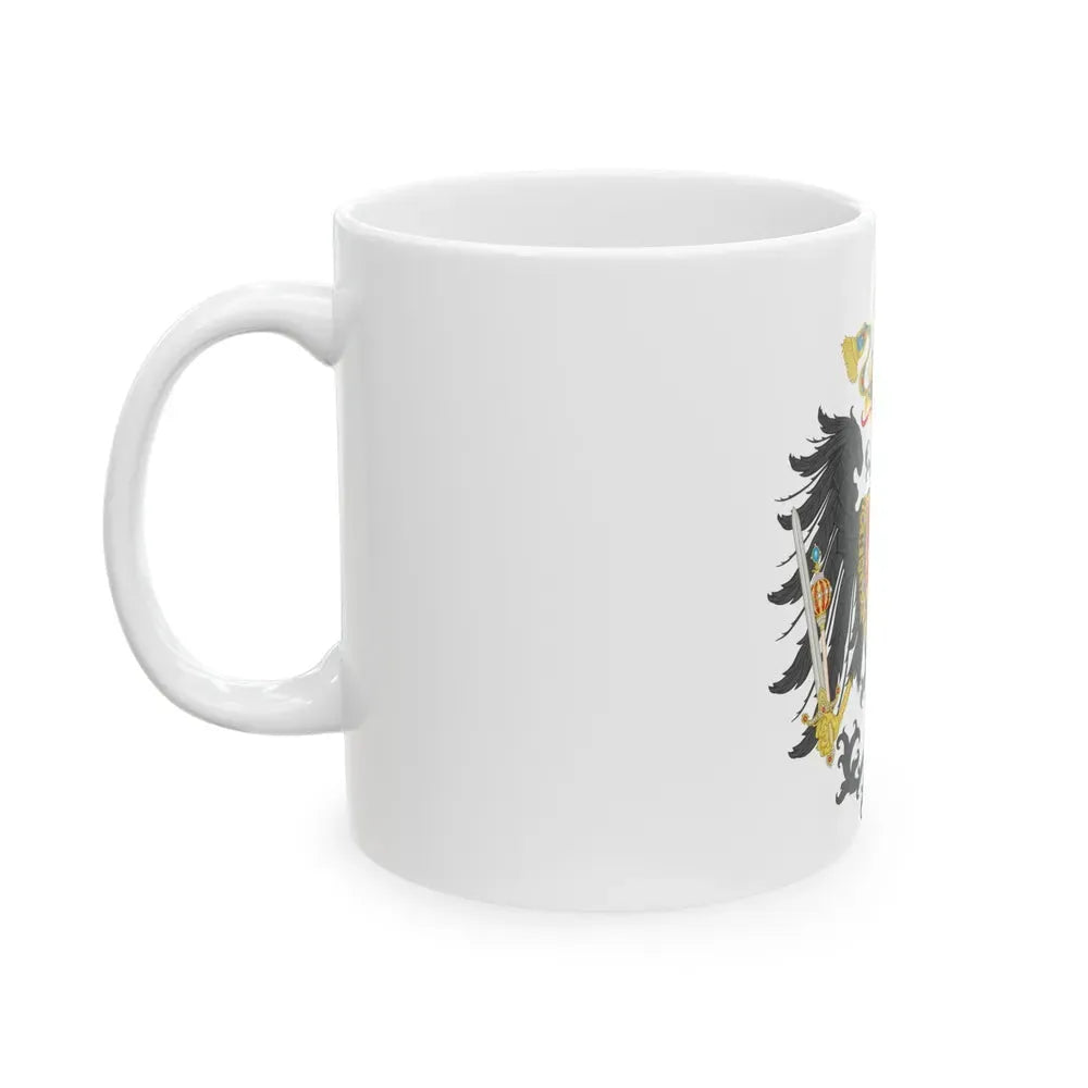 Imperial Coat of Arms of the Empire of Austria (1815) - White Coffee Mug - Go Mug Yourself