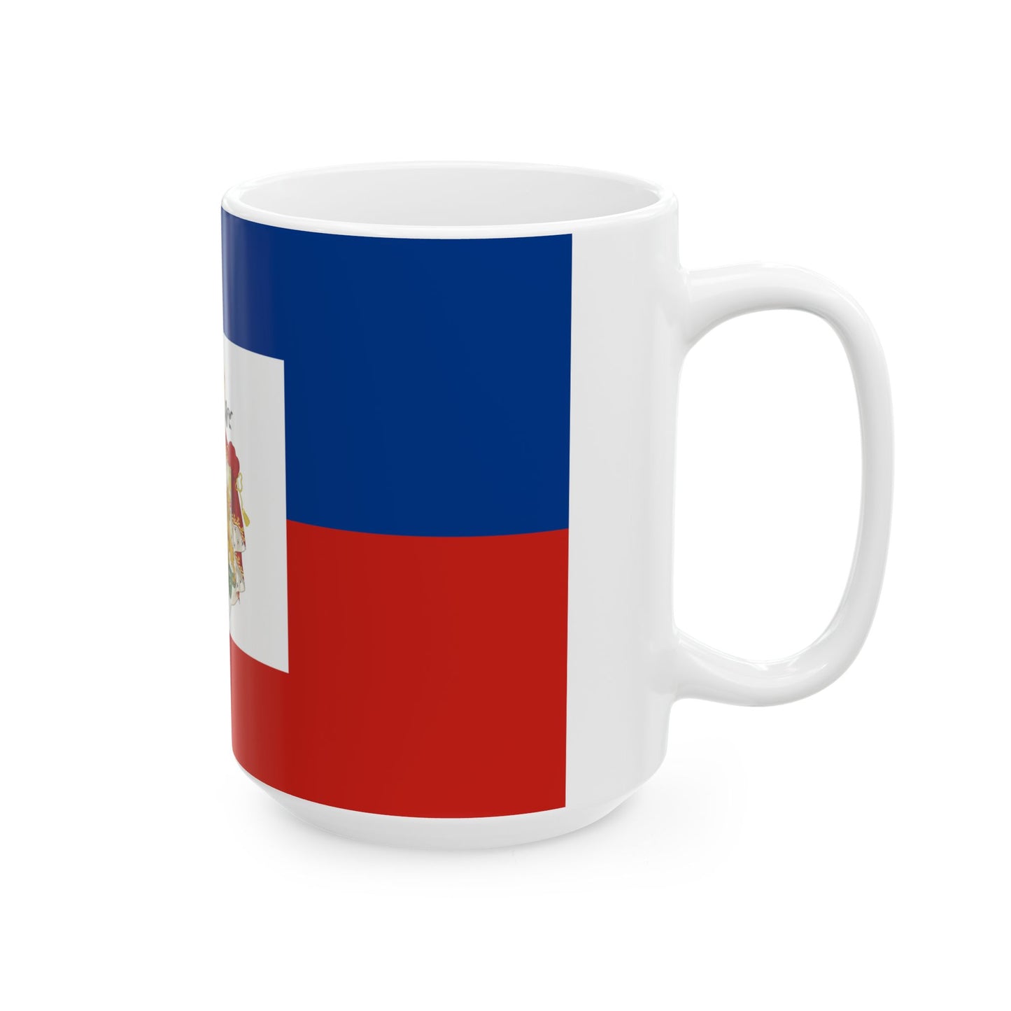 Imperial Flag of Haiti 1849-1859 (Haiti) White Coffee Mug-Go Mug Yourself