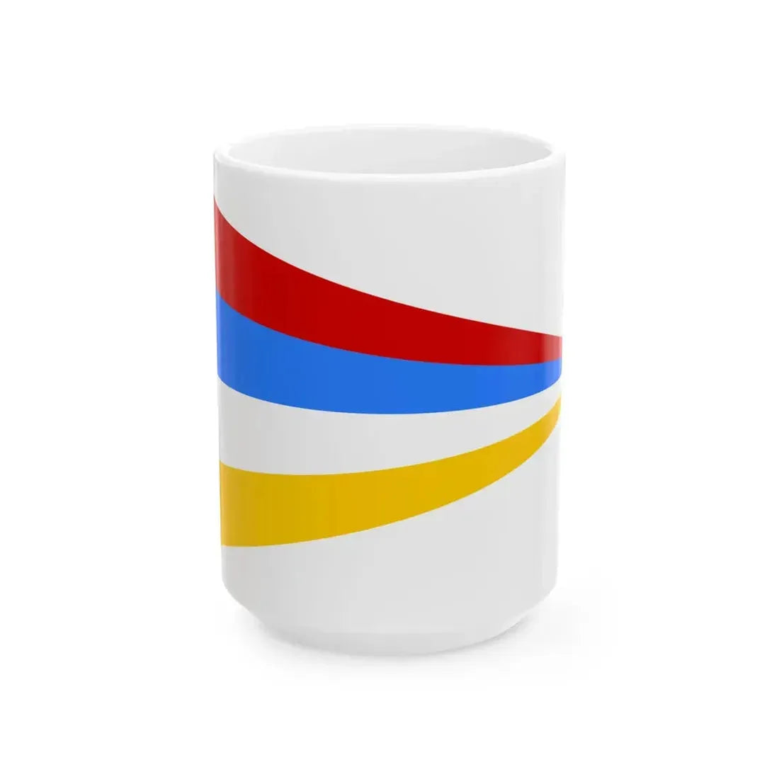 Imperial Flag of Nader Shah 1st Series - No. 2 (Iran) White Coffee Mug 15oz - Go Mug Yourself
