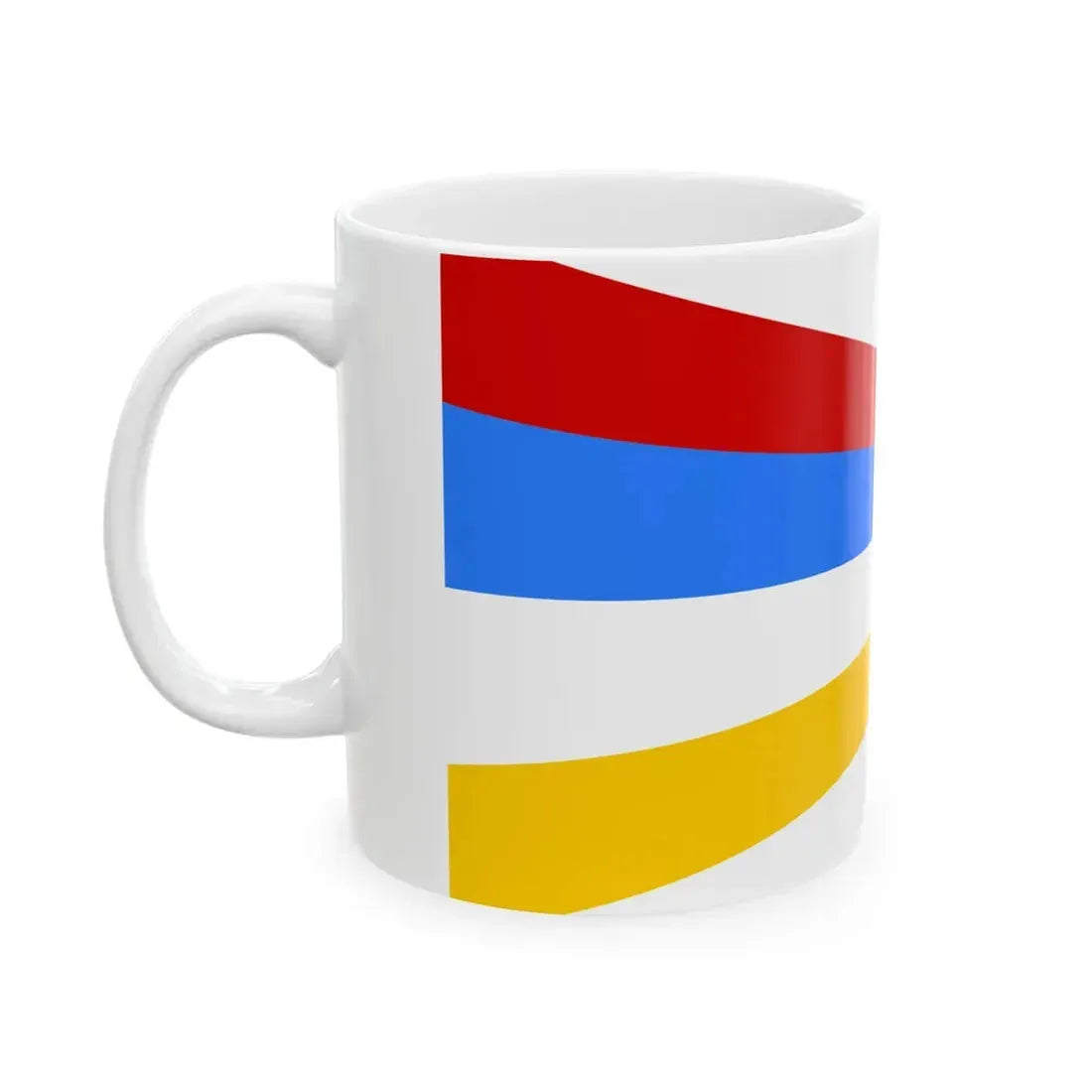 Imperial Flag of Nader Shah 1st Series - No. 2 (Iran) White Coffee Mug - Go Mug Yourself