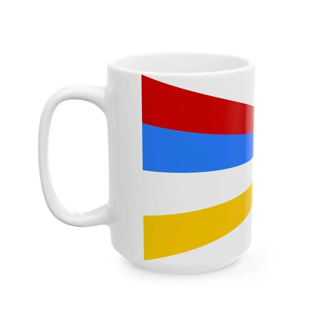 Imperial Flag of Nader Shah 1st Series - No. 2 (Iran) White Coffee Mug - Go Mug Yourself