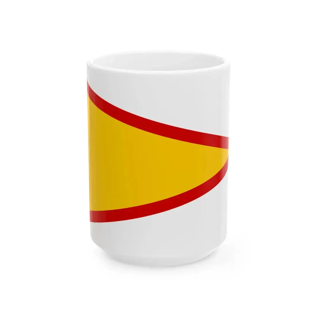 Imperial Flag of Nader Shah 2nd Series - No. 2 (Iran) White Coffee Mug 15oz - Go Mug Yourself