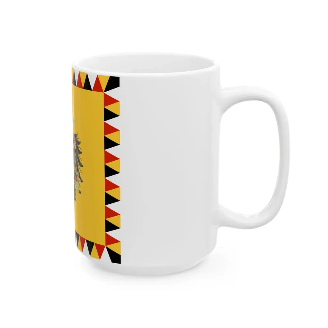 Imperial Standard of an Archduke of Austria 1894-1915 (Austria) White Coffee Mug - Go Mug Yourself