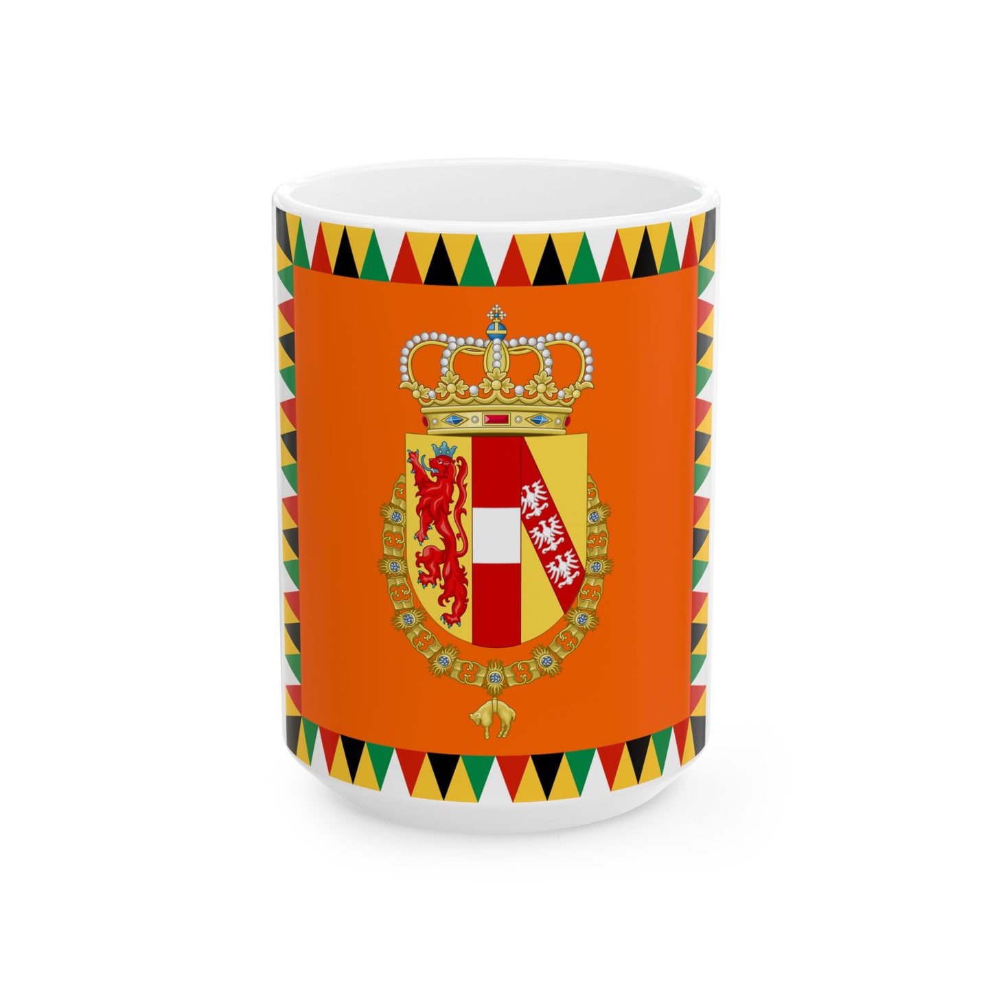 Imperial Standard of an Archduke of Austria 1915-1918 (Austria) White Coffee Mug-15oz-Go Mug Yourself