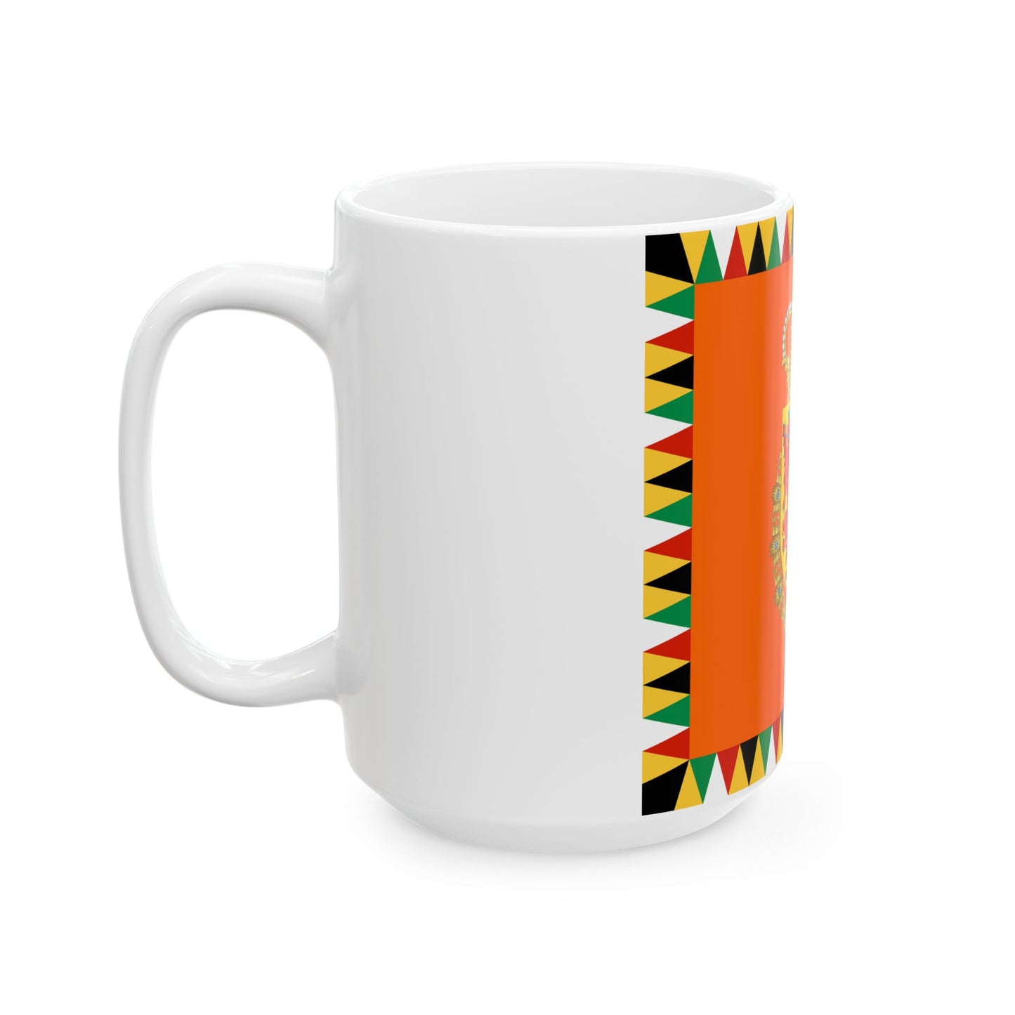 Imperial Standard of an Archduke of Austria 1915-1918 (Austria) White Coffee Mug-Go Mug Yourself