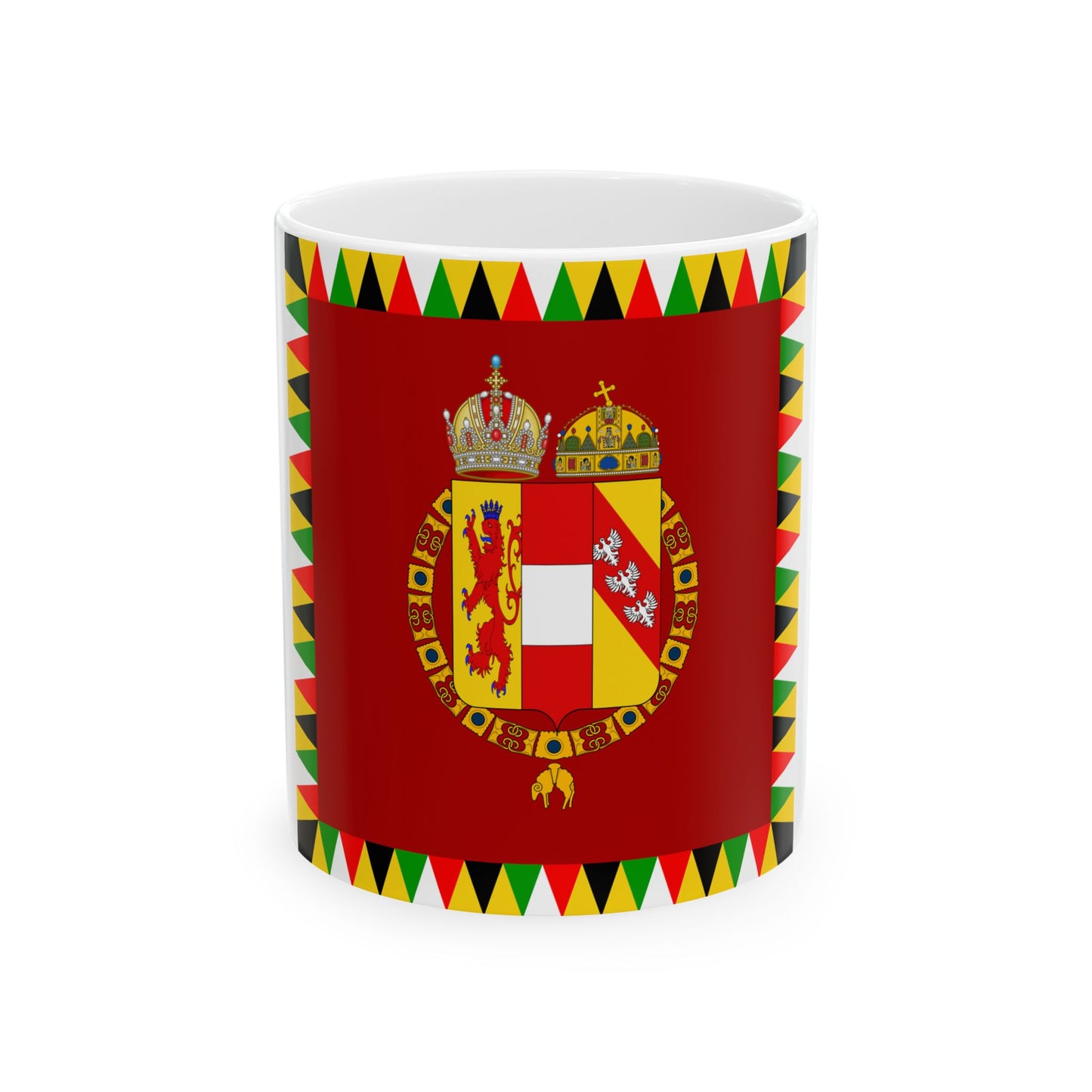 Imperial Standard of Austria-Hungary 1915-1918 (Austria) White Coffee Mug-11oz-Go Mug Yourself