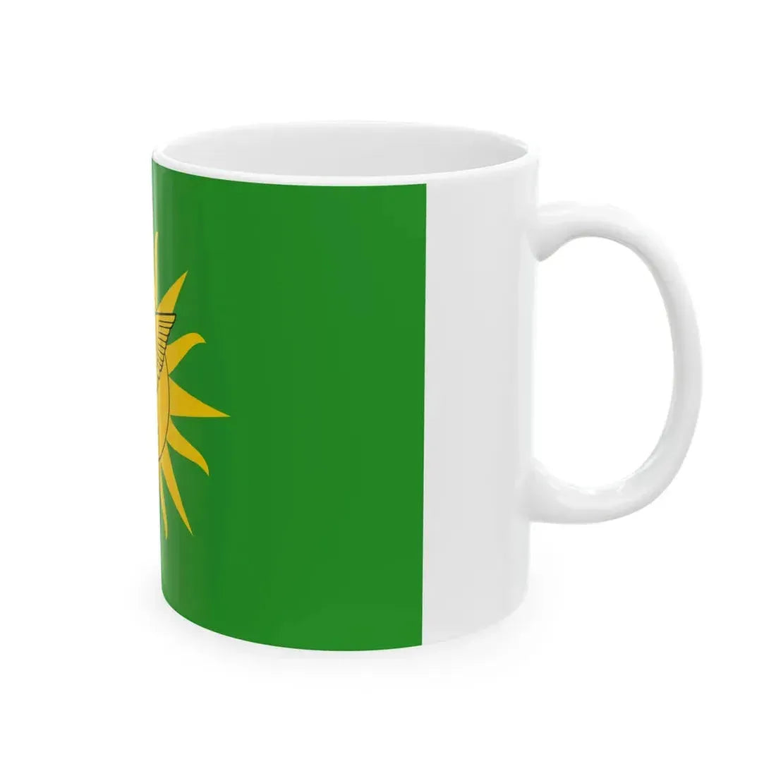 Imperial Standard of Bokassa I 1976-1979 (Central African Republic) White Coffee Mug - Go Mug Yourself
