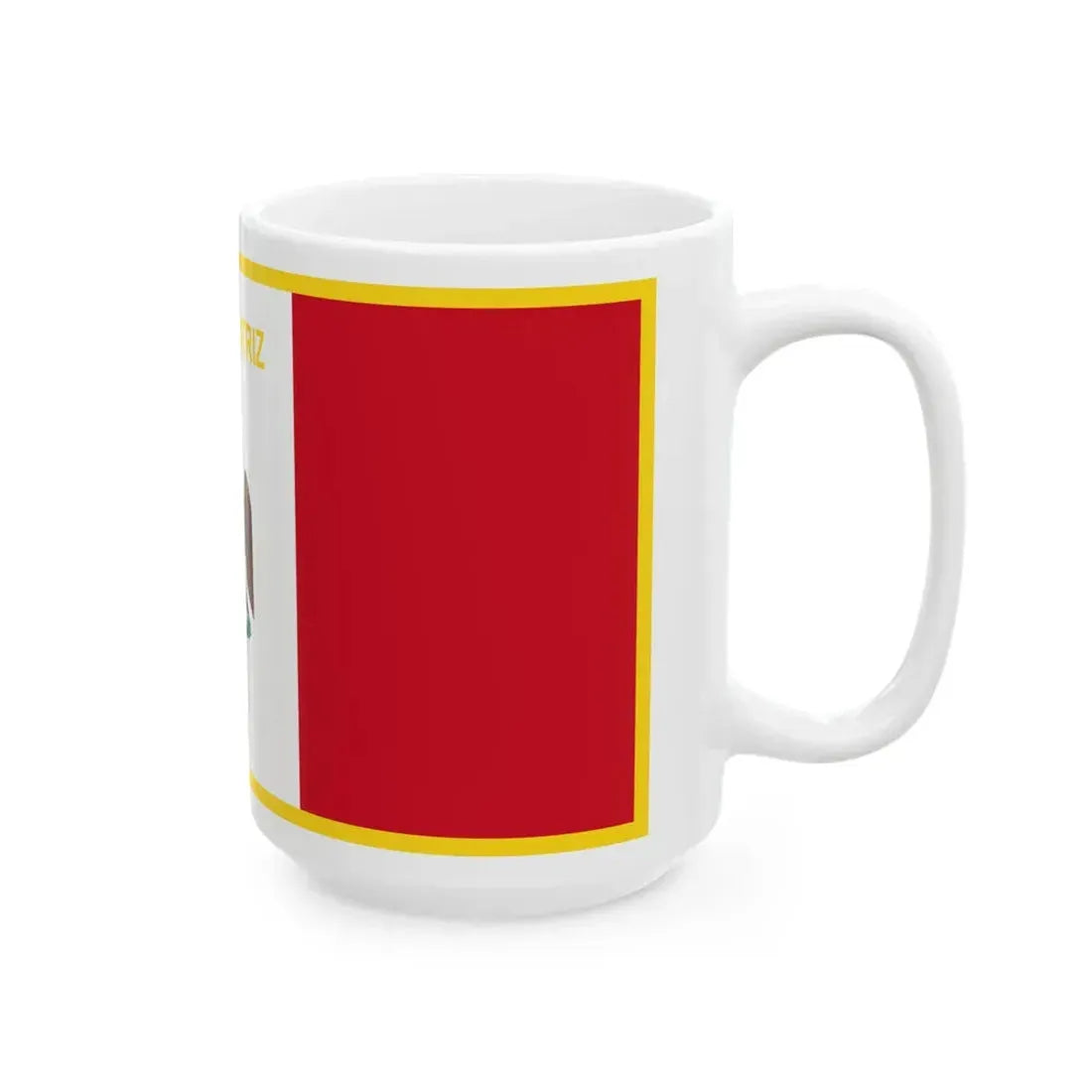 Imperial Standard of Carlota (Mexico) White Coffee Mug - Go Mug Yourself