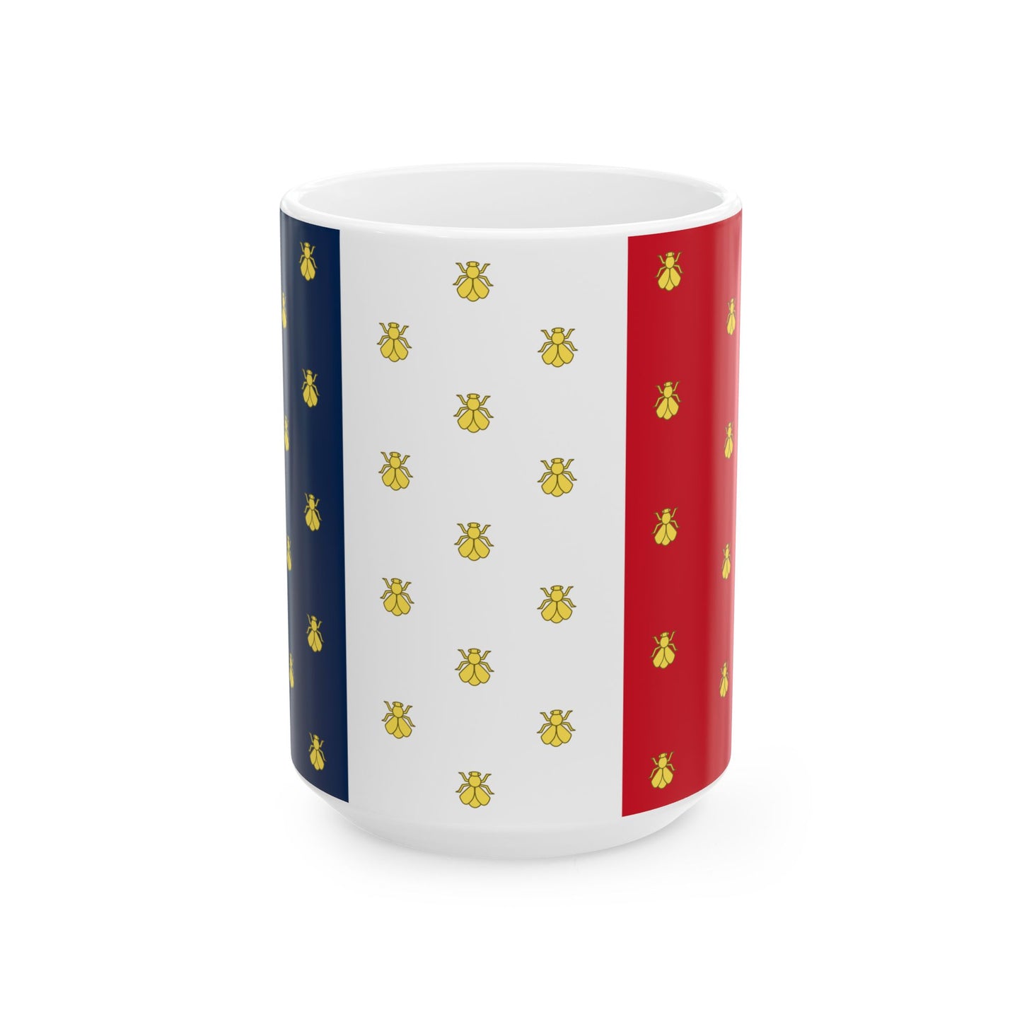 Imperial Standard of Napoleon Eugene Bonaparte (France) White Coffee Mug-15oz-Go Mug Yourself