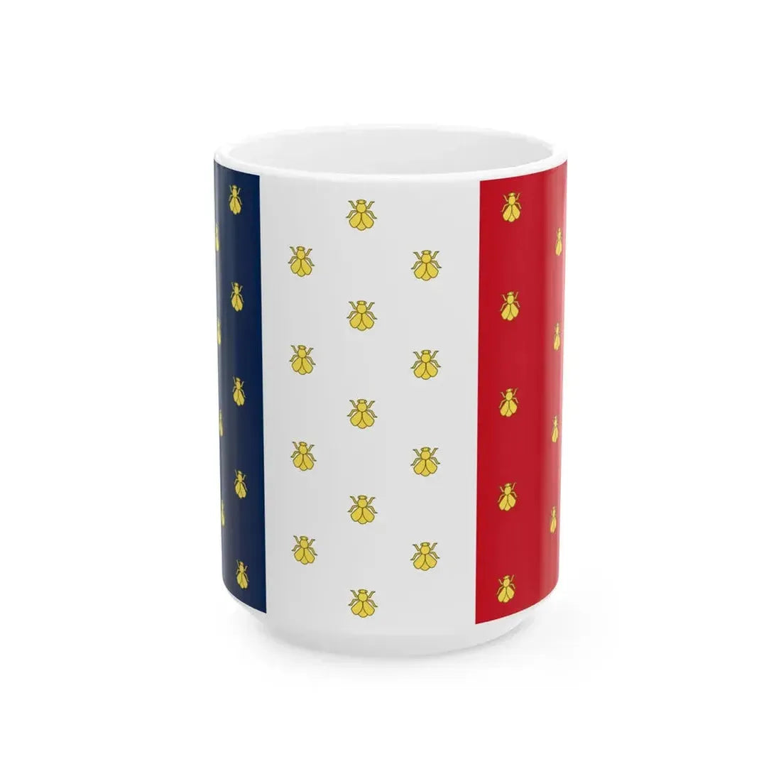 Imperial Standard of Napoleon Eugene Bonaparte (France) White Coffee Mug 15oz - Go Mug Yourself