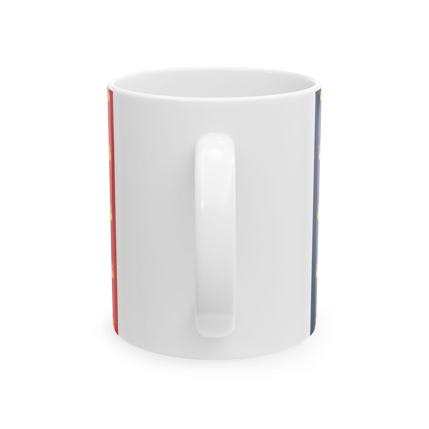 Imperial Standard of Napoleon Eugene Bonaparte (France) White Coffee Mug-Go Mug Yourself